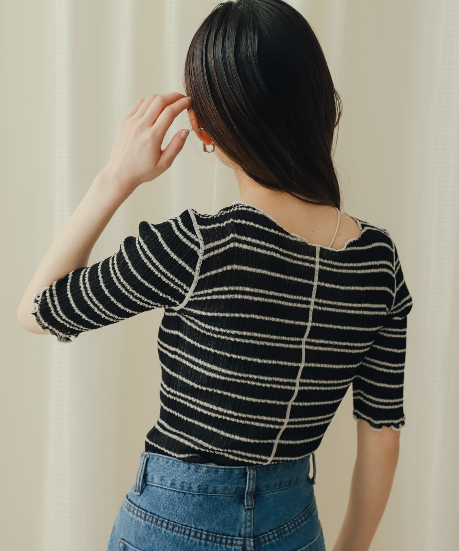 身長：156cm サイズ：one