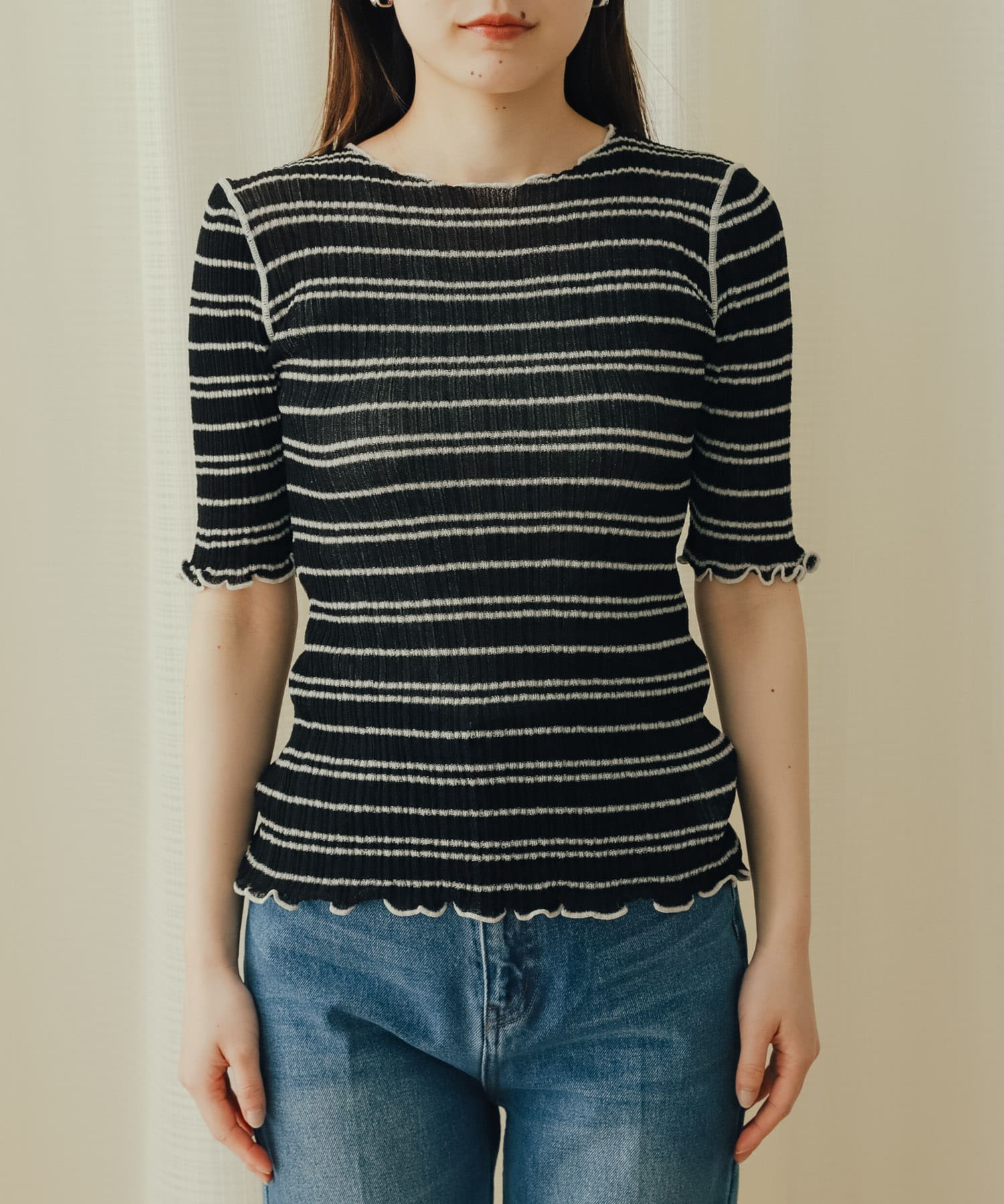 身長：156cm サイズ：one