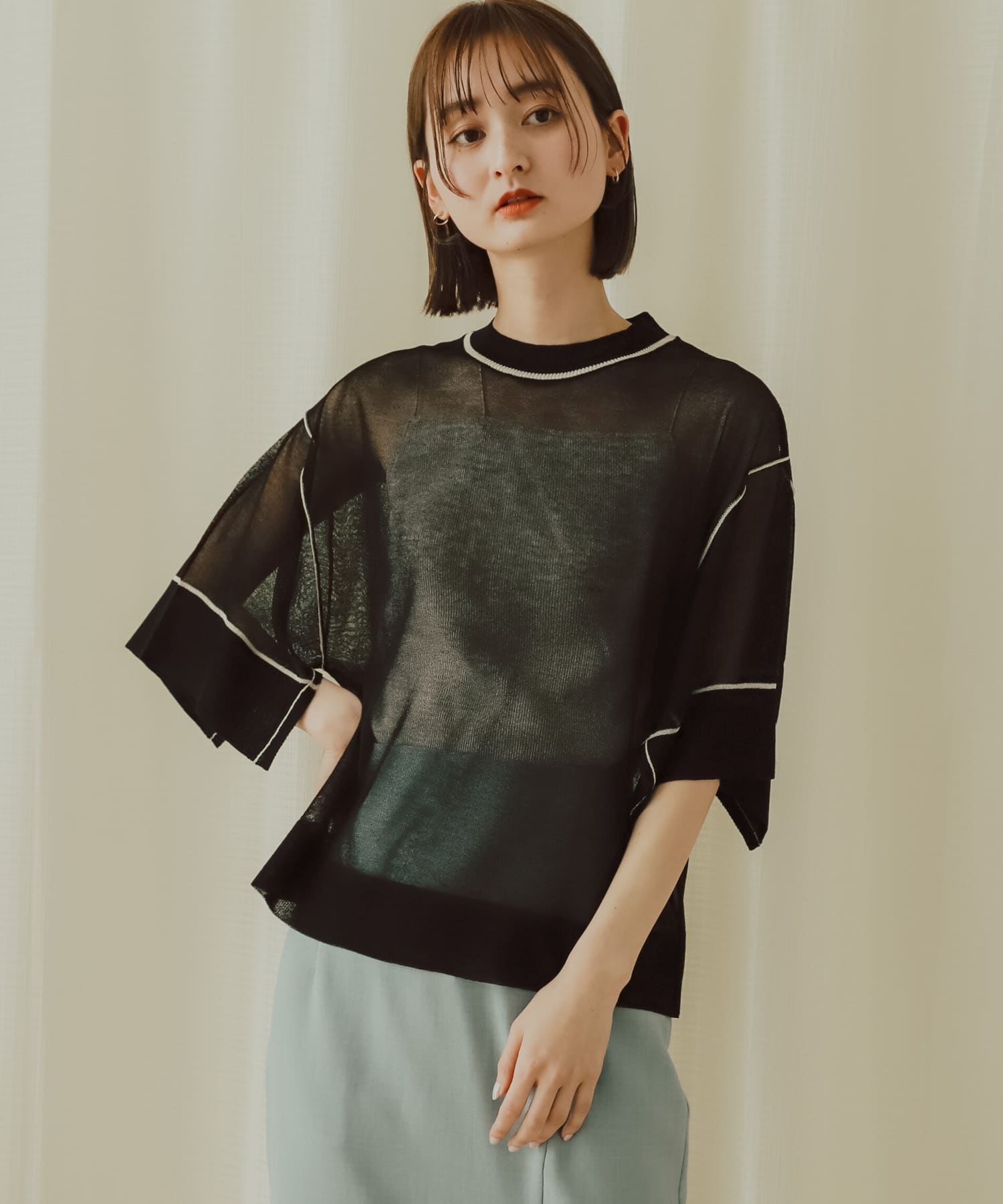 身長：169cm サイズ：one