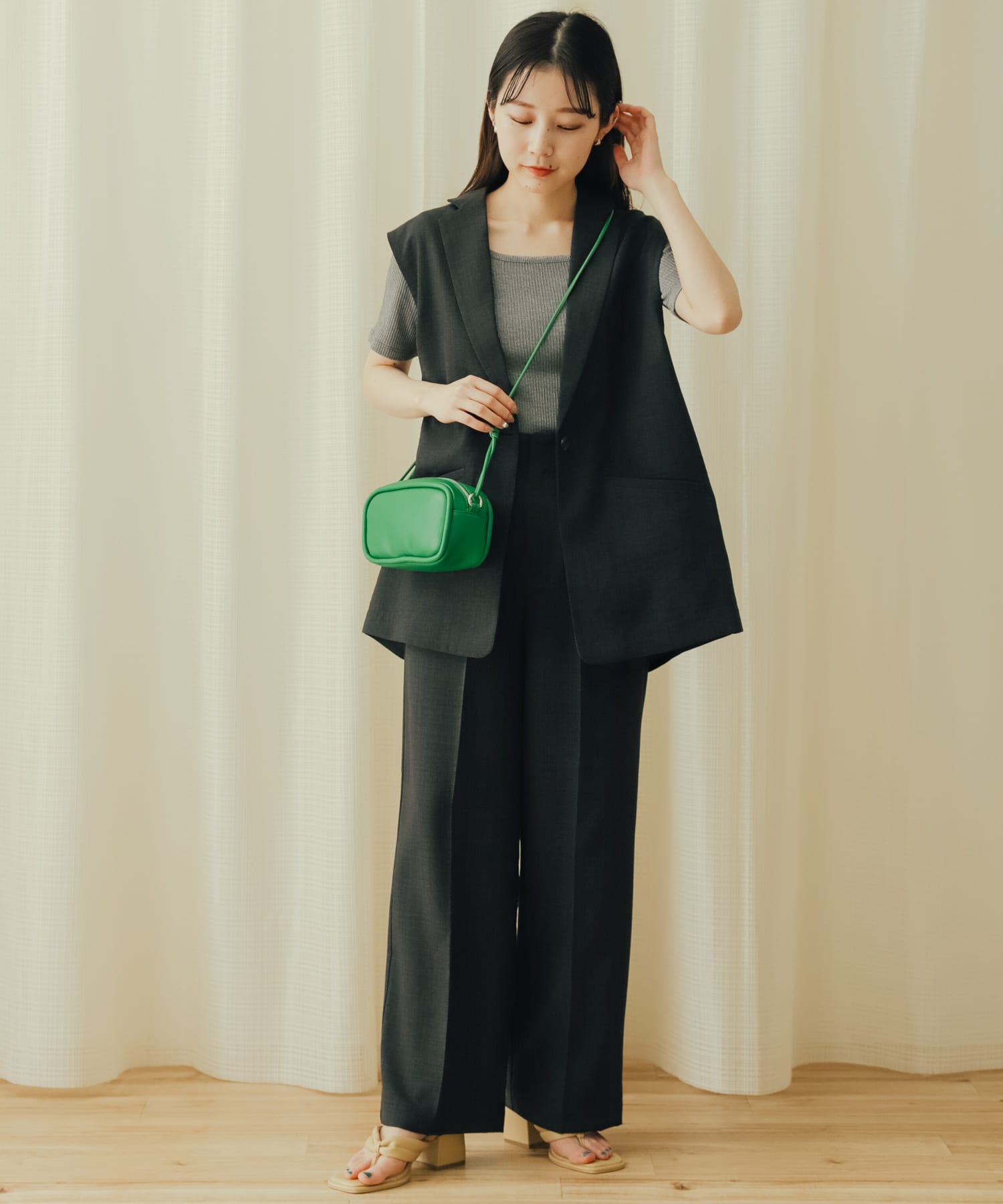 身長：156cm サイズ：S