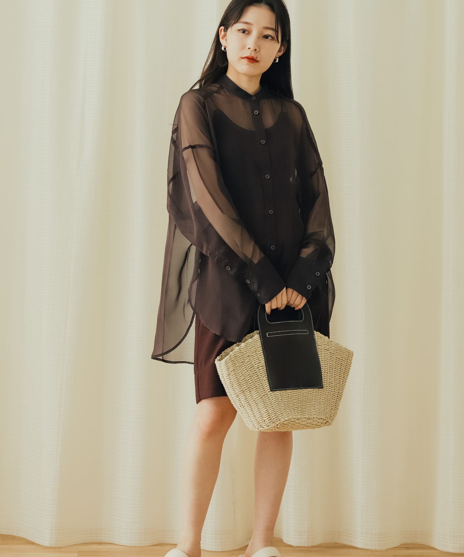 身長：156cm サイズ：M