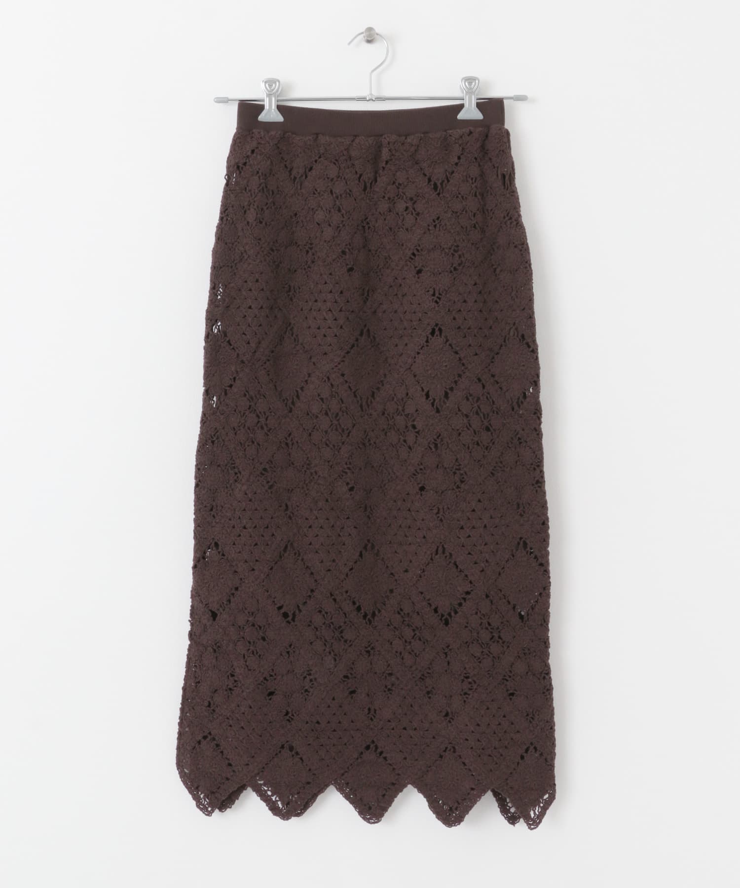 クロシェナロースカート CHARCOAL S