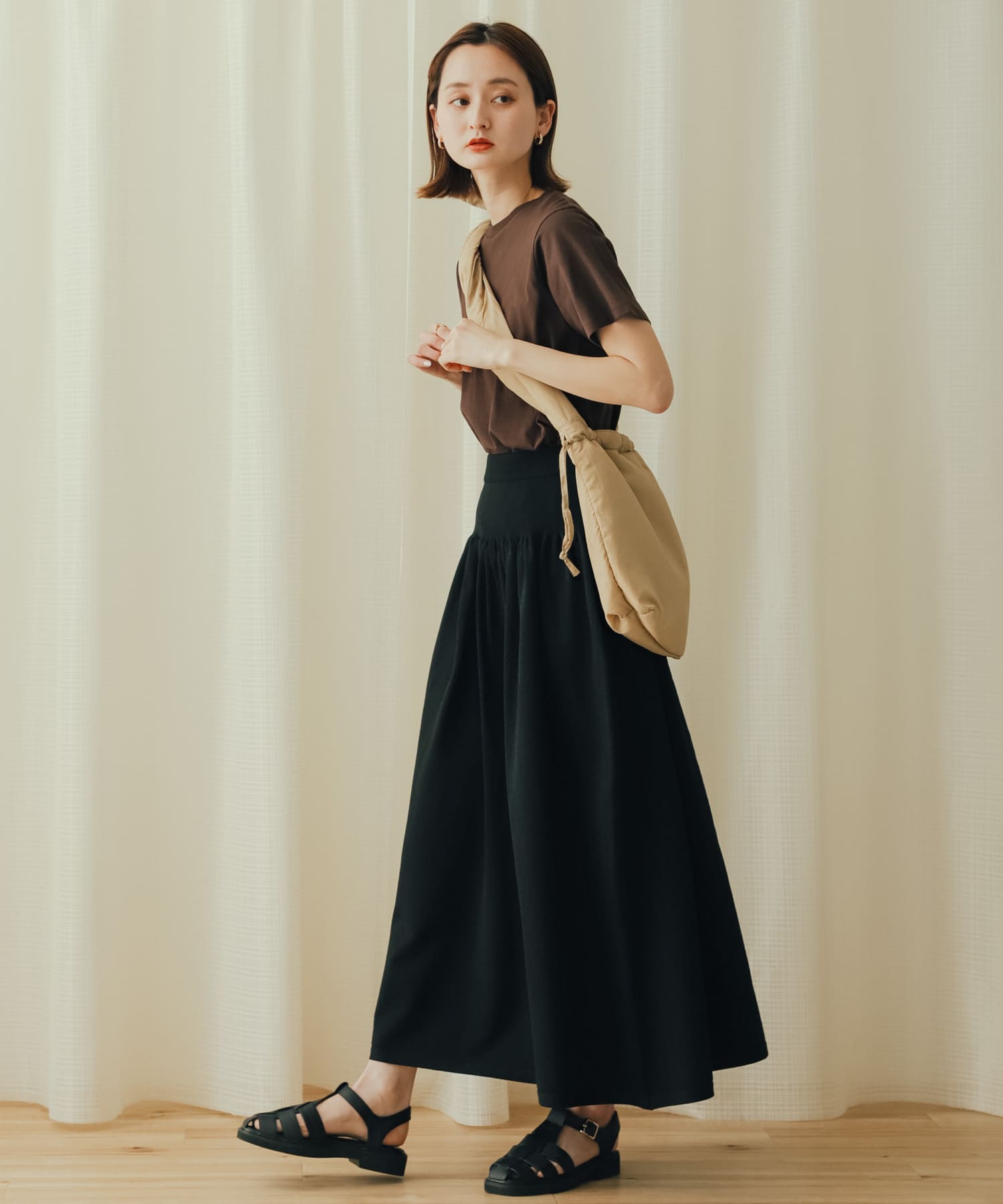 身長：169cm サイズ：one