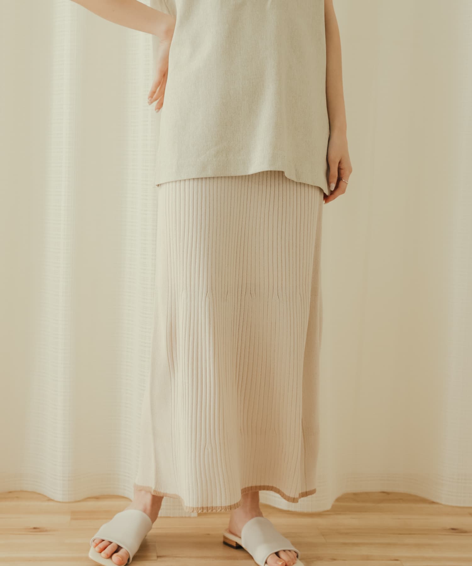 身長：169cm サイズ：one