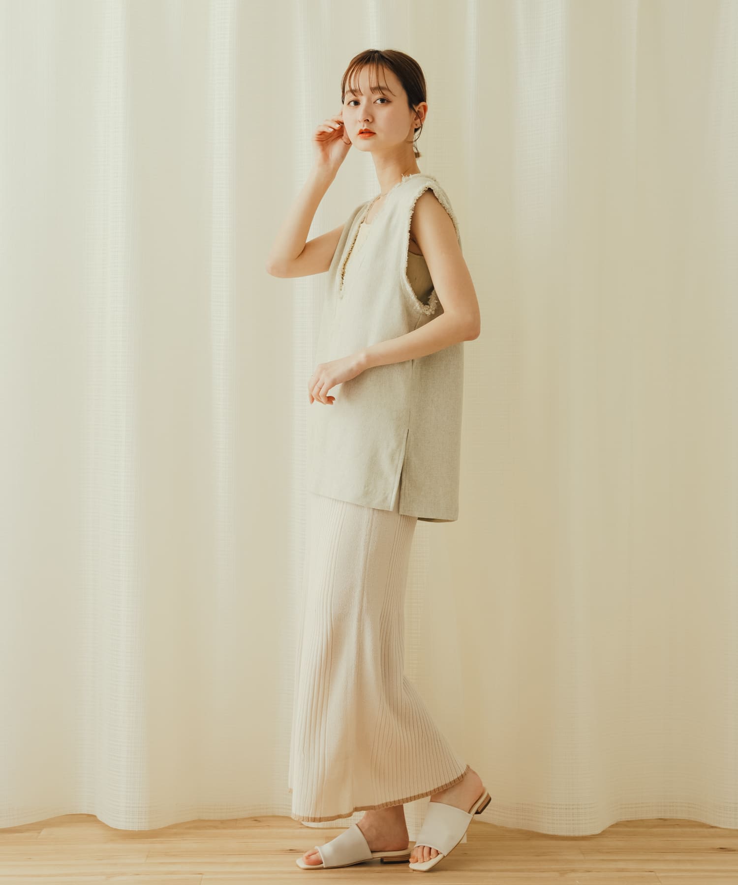 身長：169cm サイズ：one