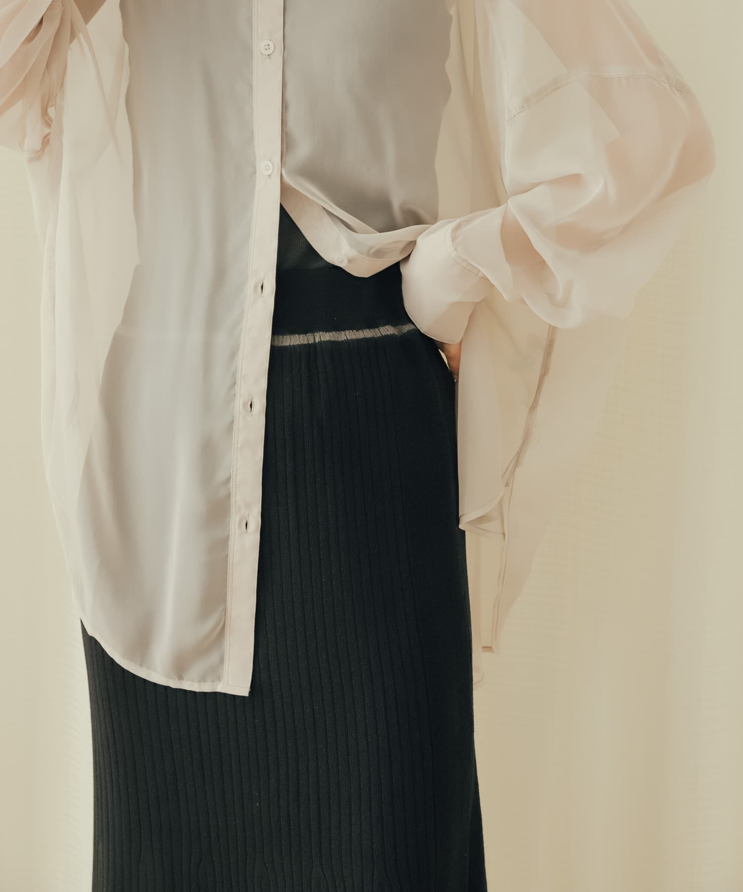 身長：169cm サイズ：one