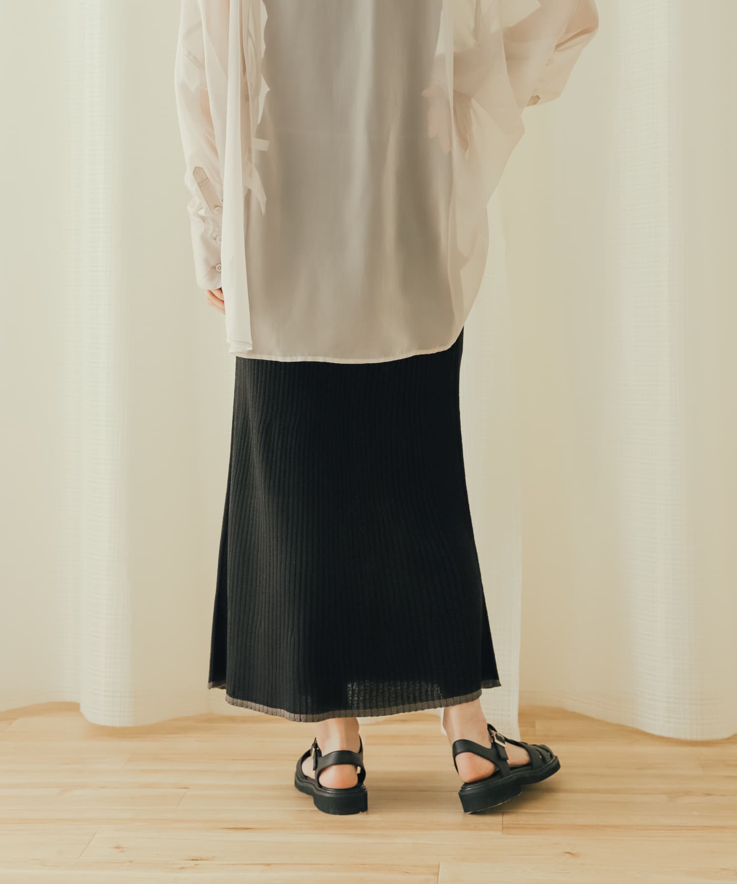 身長：169cm サイズ：one