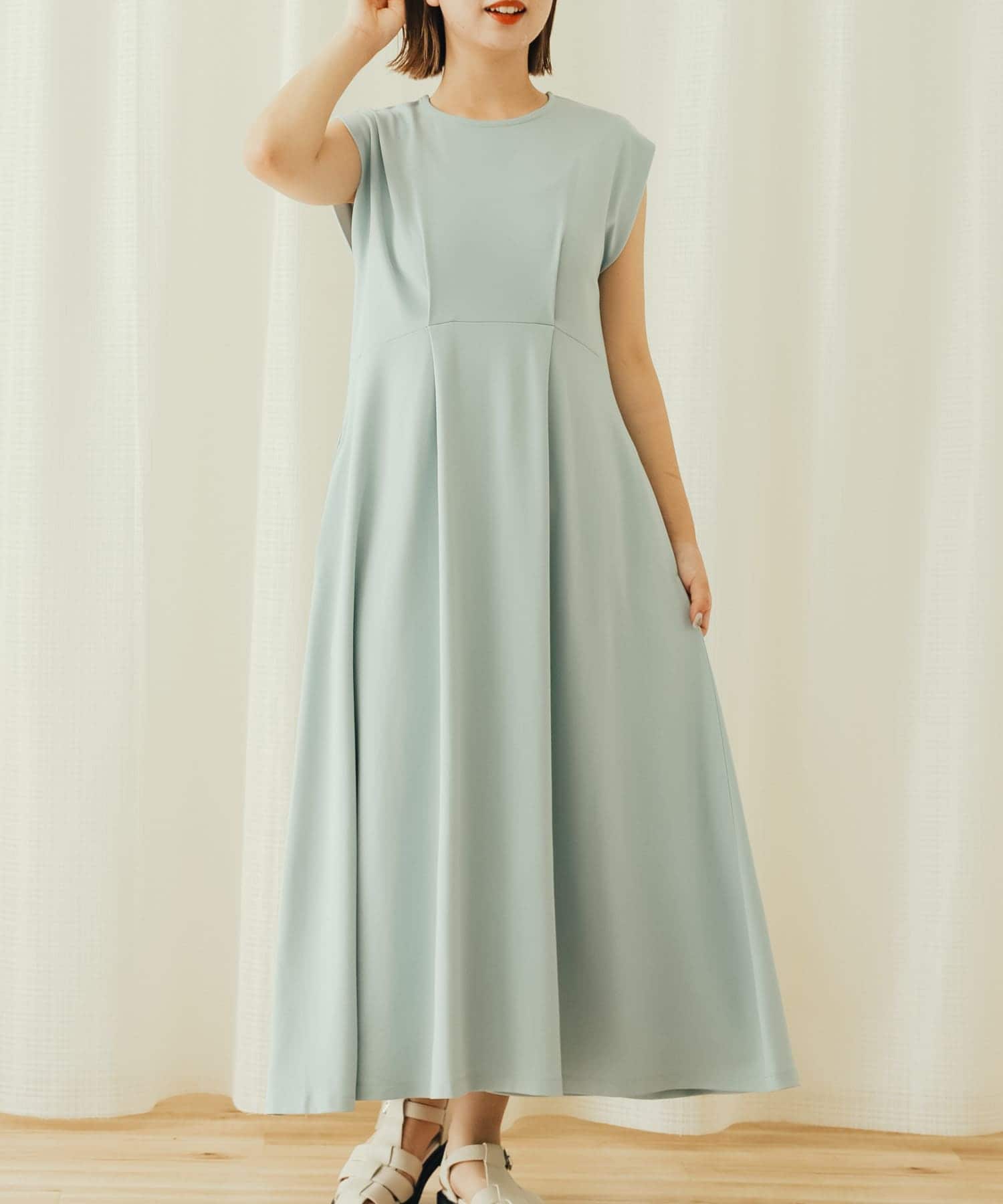 リラックスカットワンピース L.BLUE one