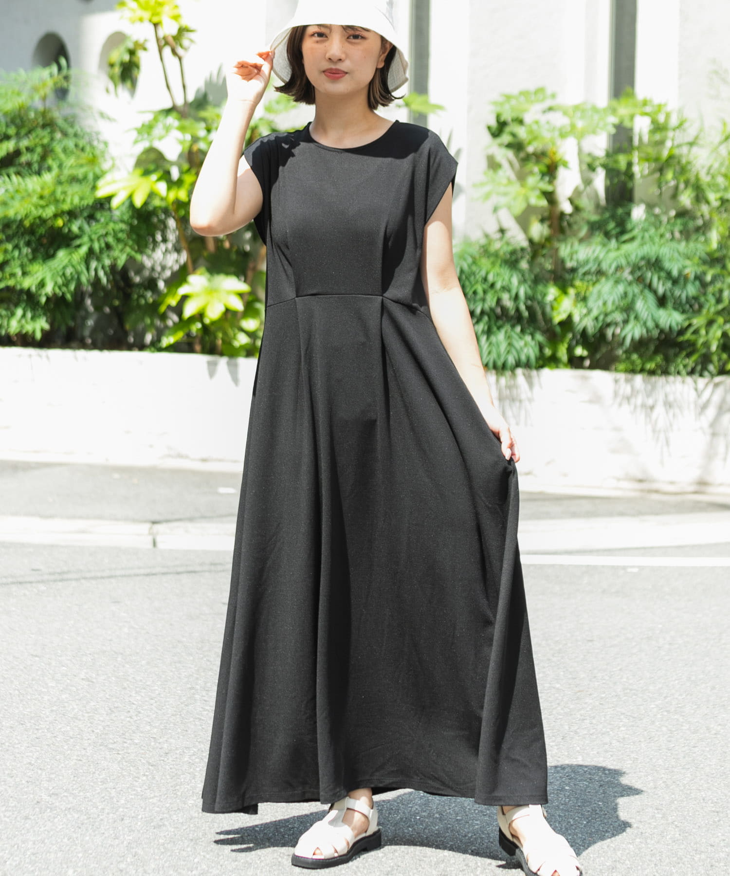 身長：158cm サイズ：one