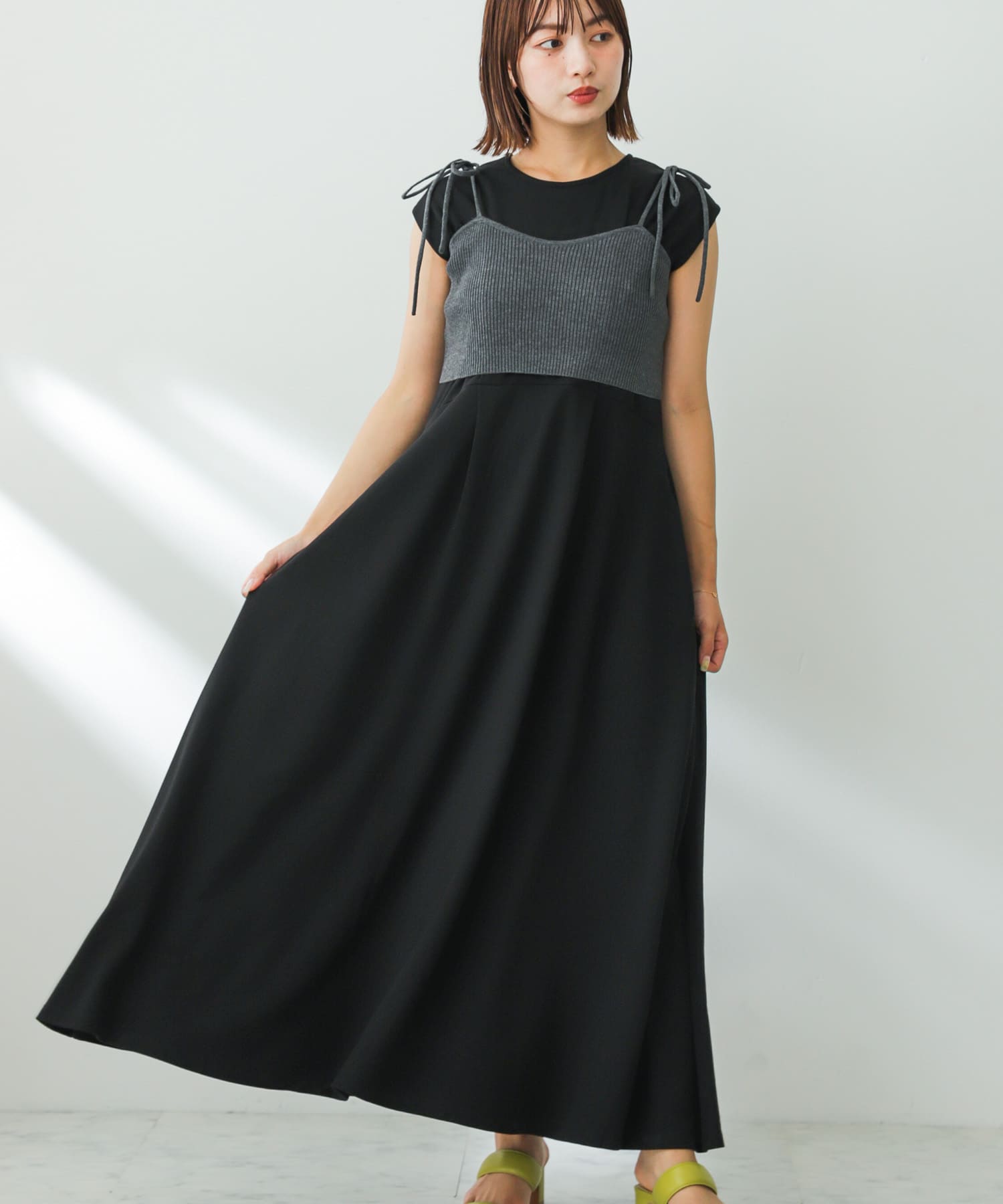 身長：158cm サイズ：one