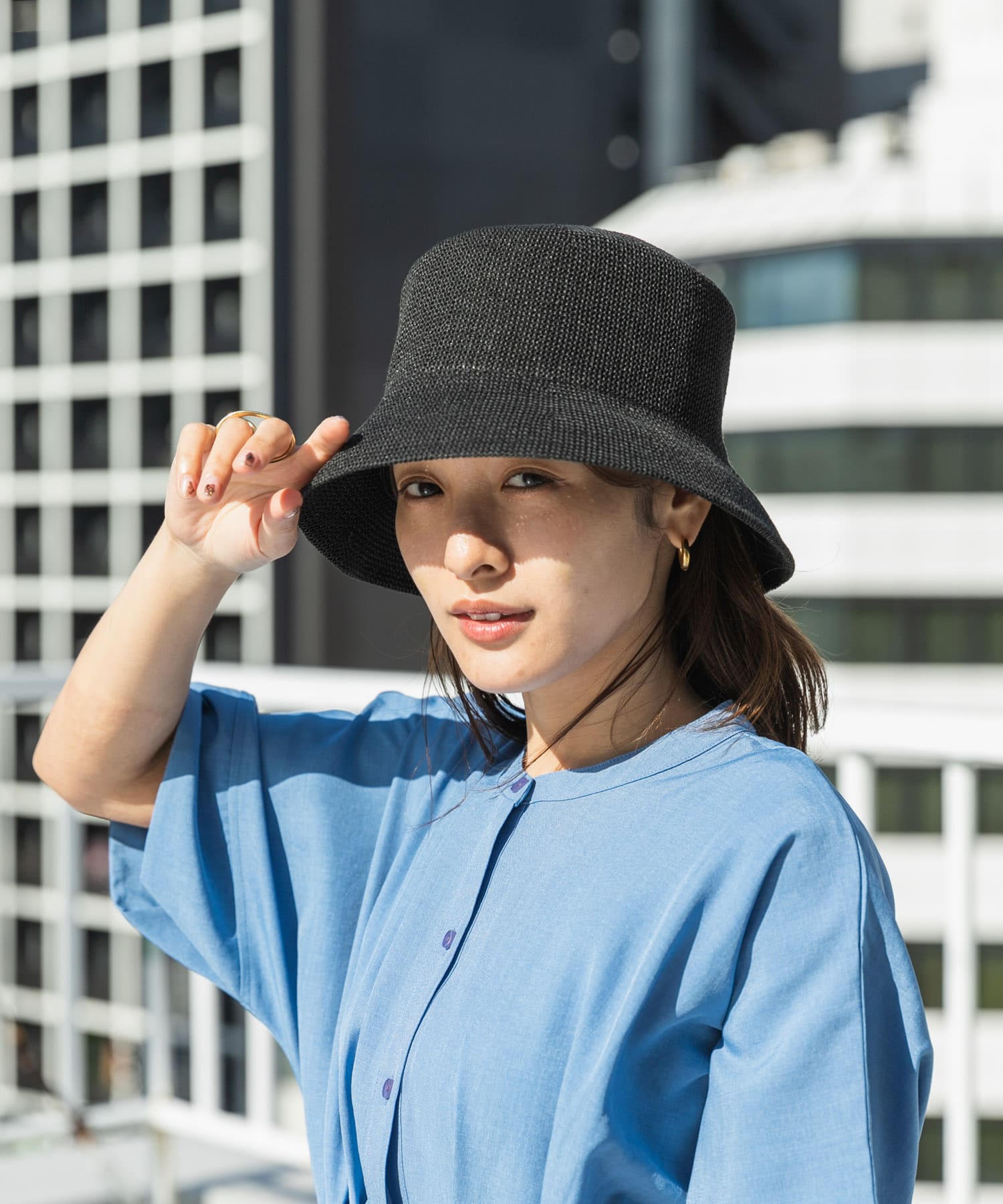 サーモバケットハット BLACK one