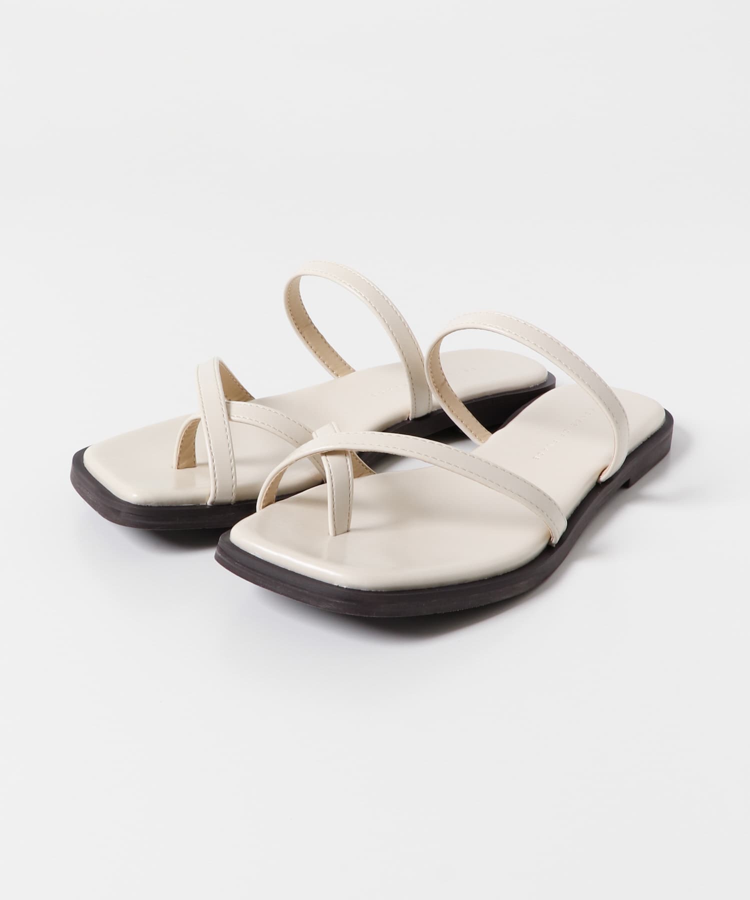 トゥクロスサンダル IVORY S