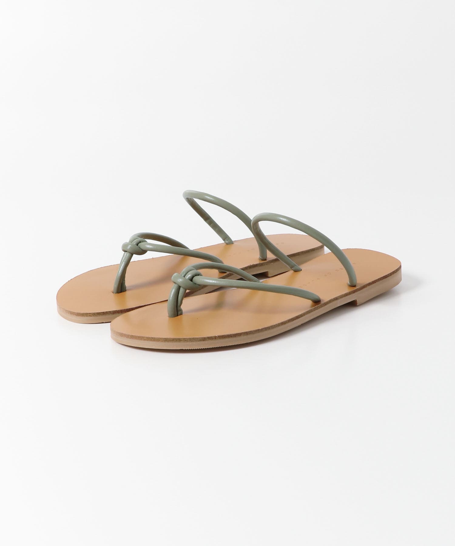 コードトングフラットサンダル GREEN S