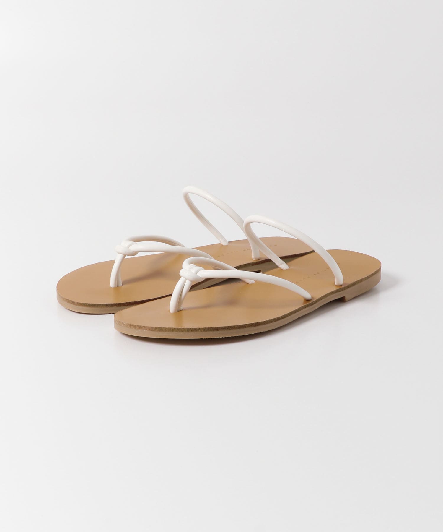 コードトングフラットサンダル IVORY S