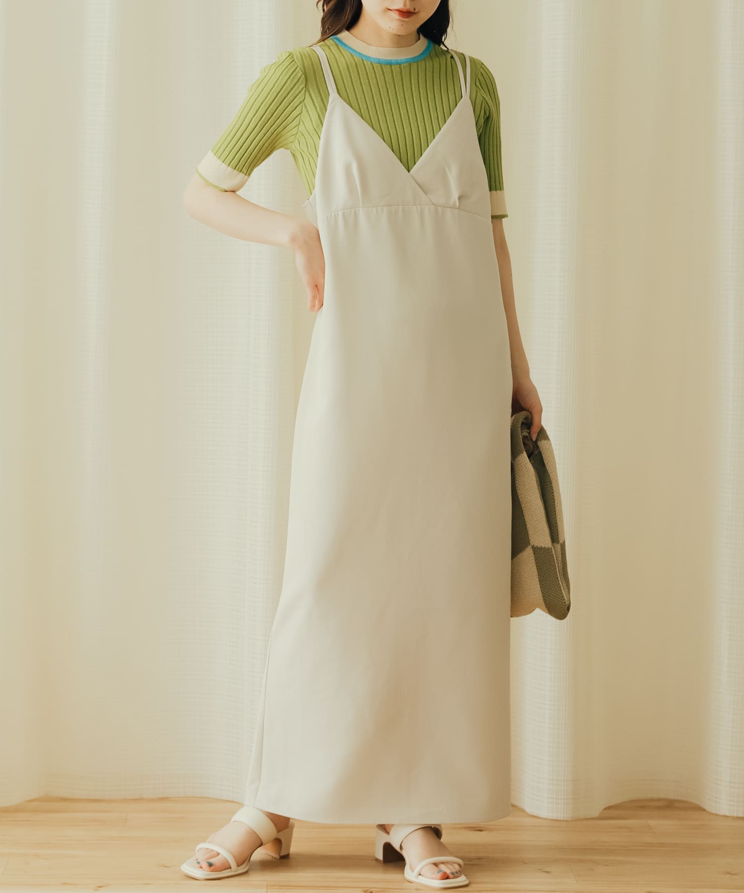 ダブルバンドサンダル IVORY S