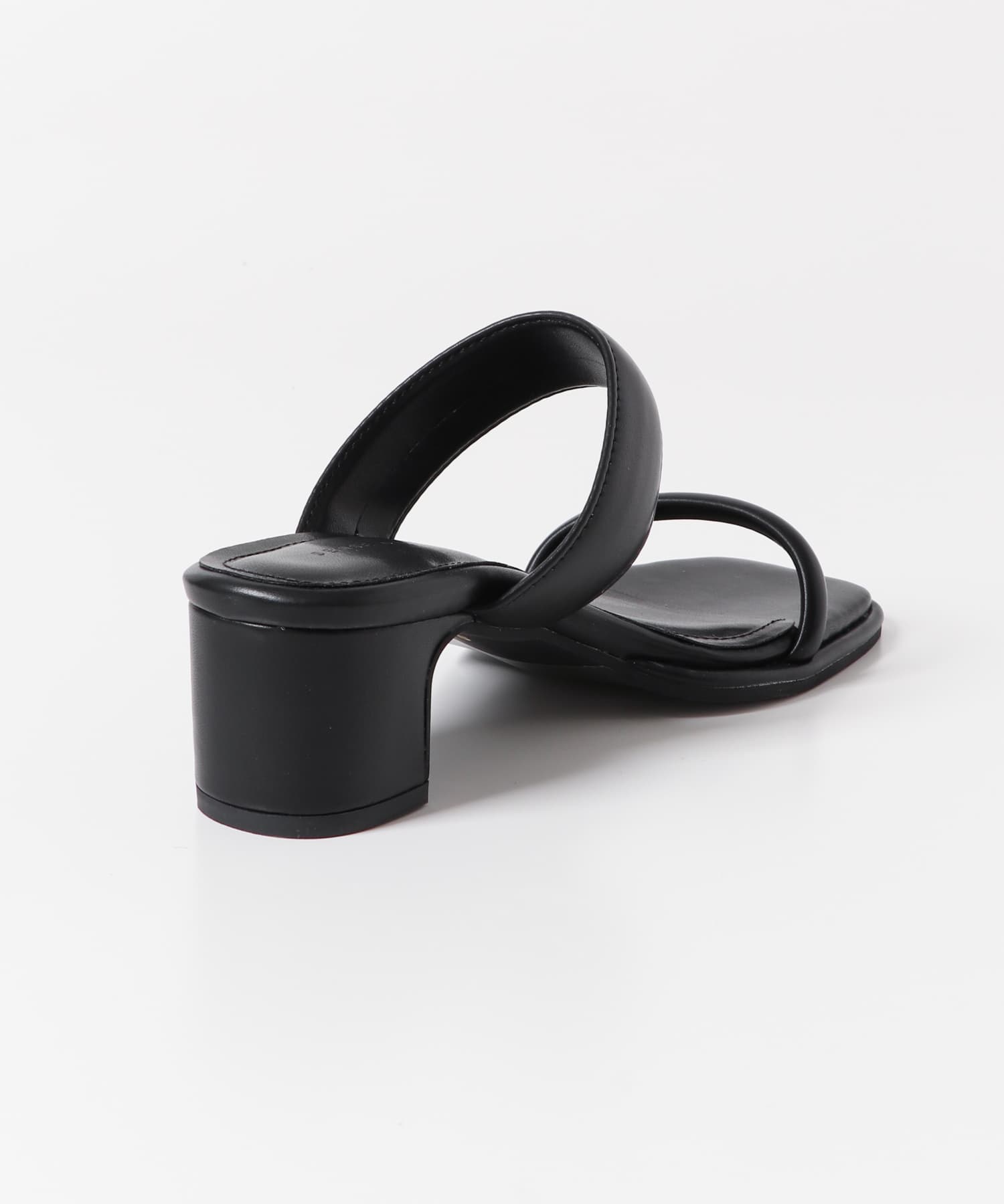ダブルバンドサンダル BLACK S