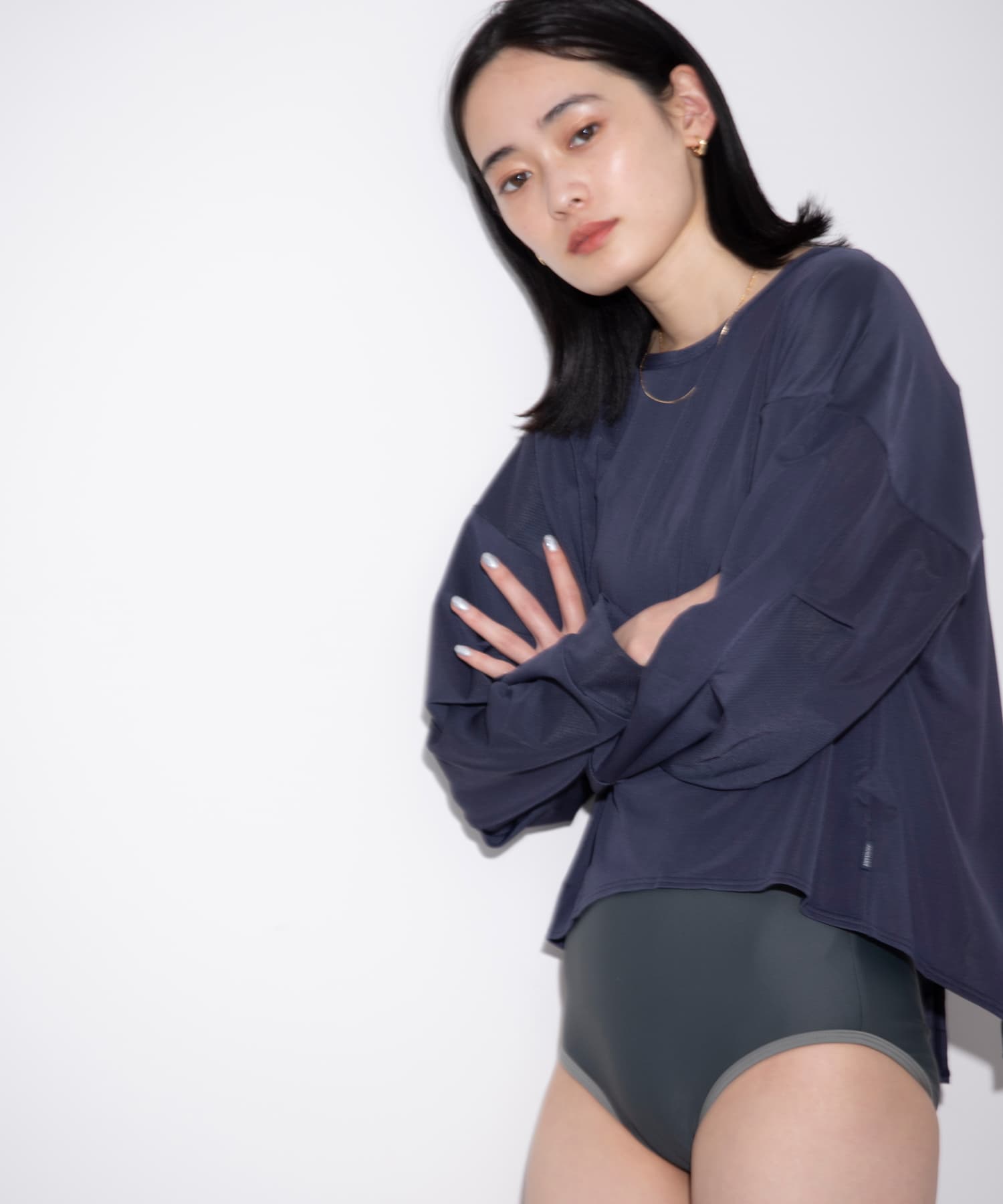 身長：168cm サイズ：one