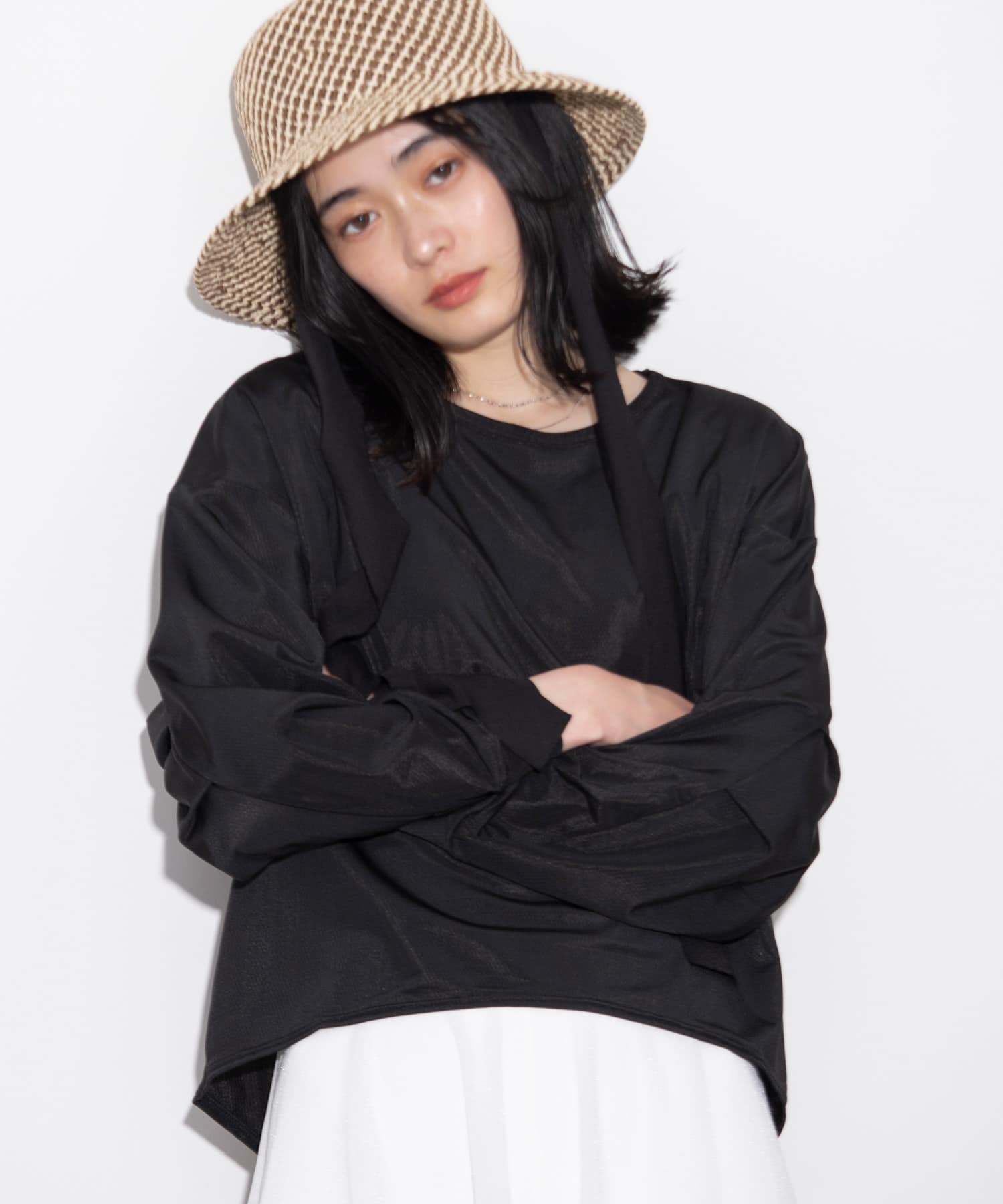 身長：168cm サイズ：one