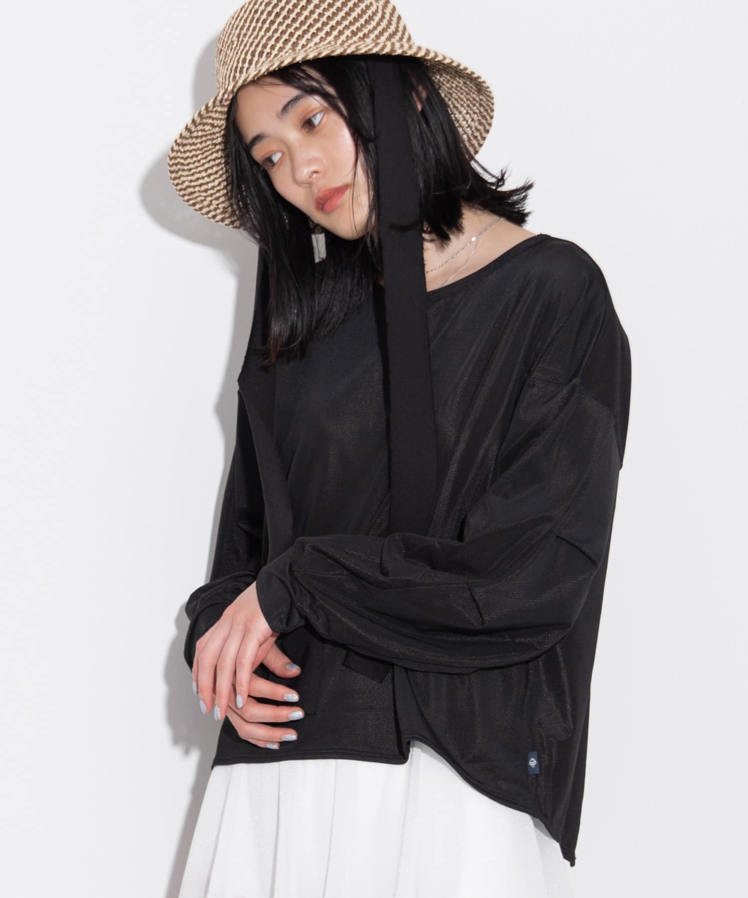 身長：168cm サイズ：one