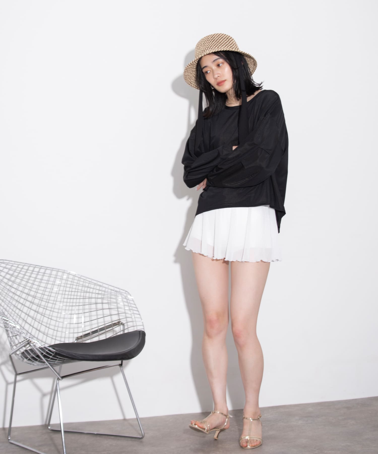 身長：168cm サイズ：one