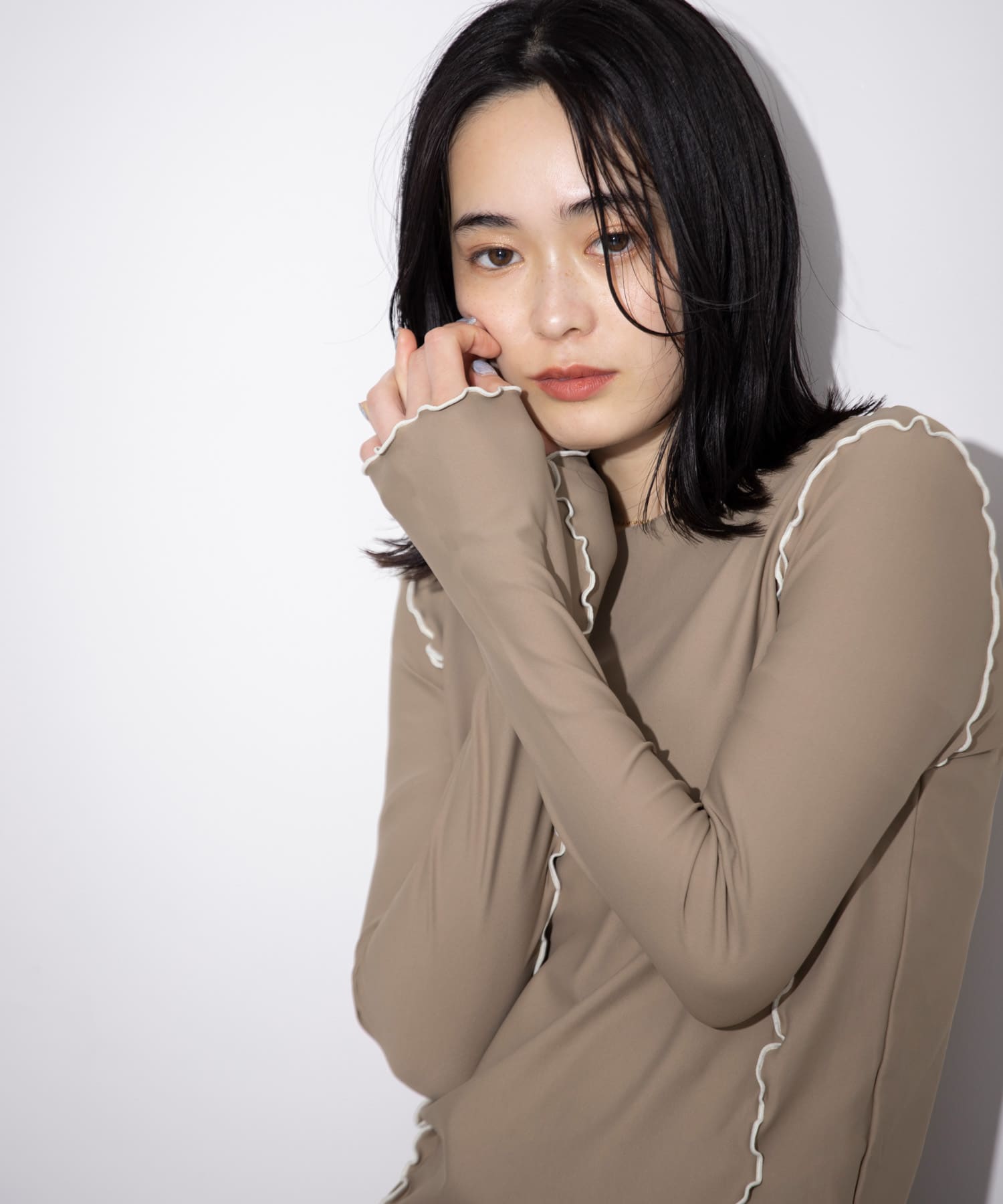 身長：168cm サイズ：one