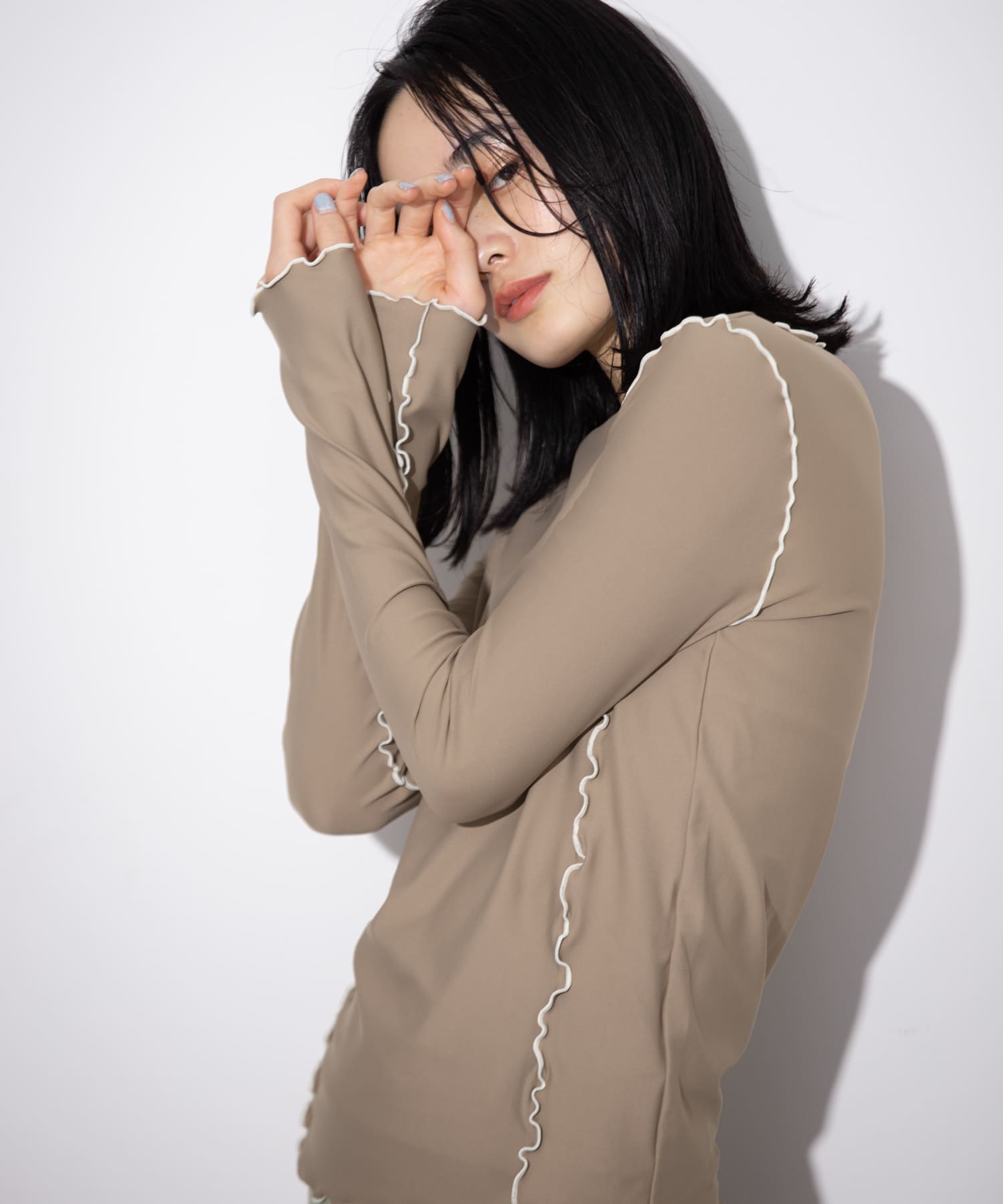 身長：168cm サイズ：one