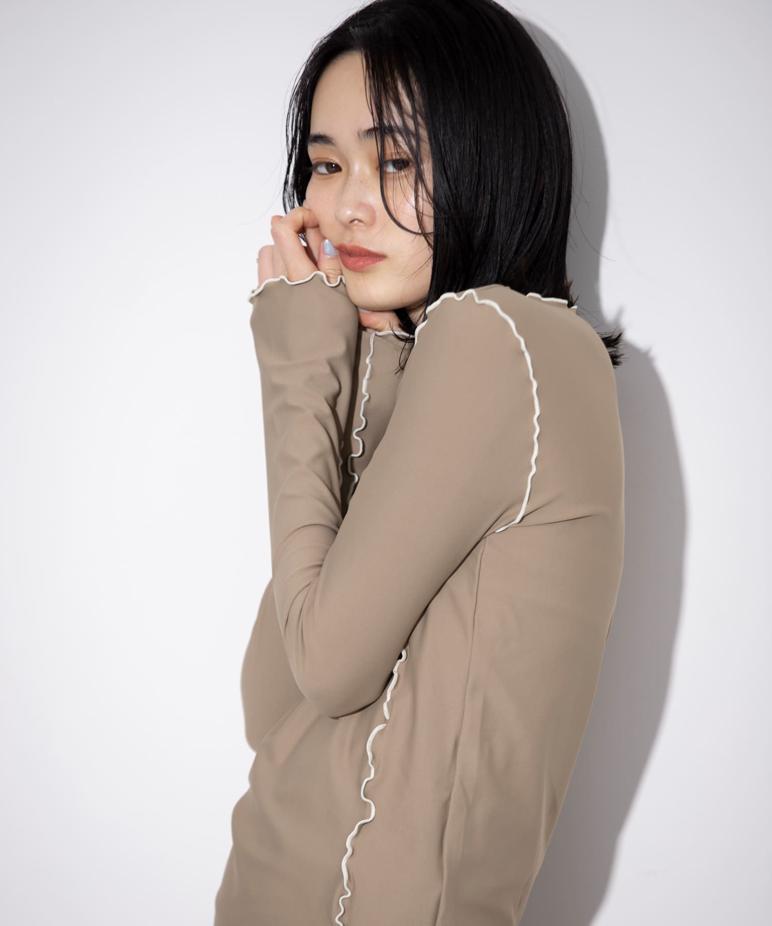 身長：168cm サイズ：one
