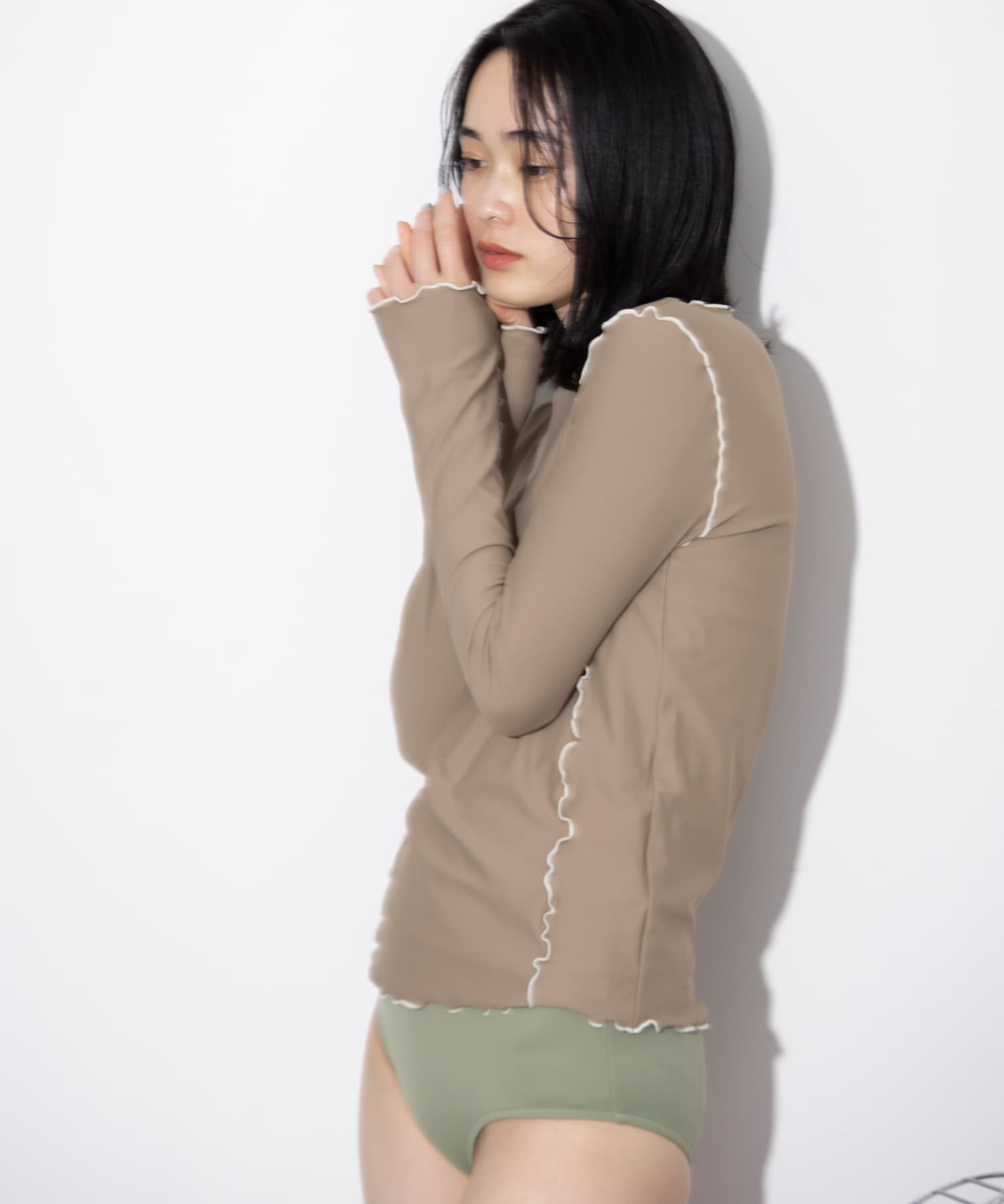 身長：168cm サイズ：one