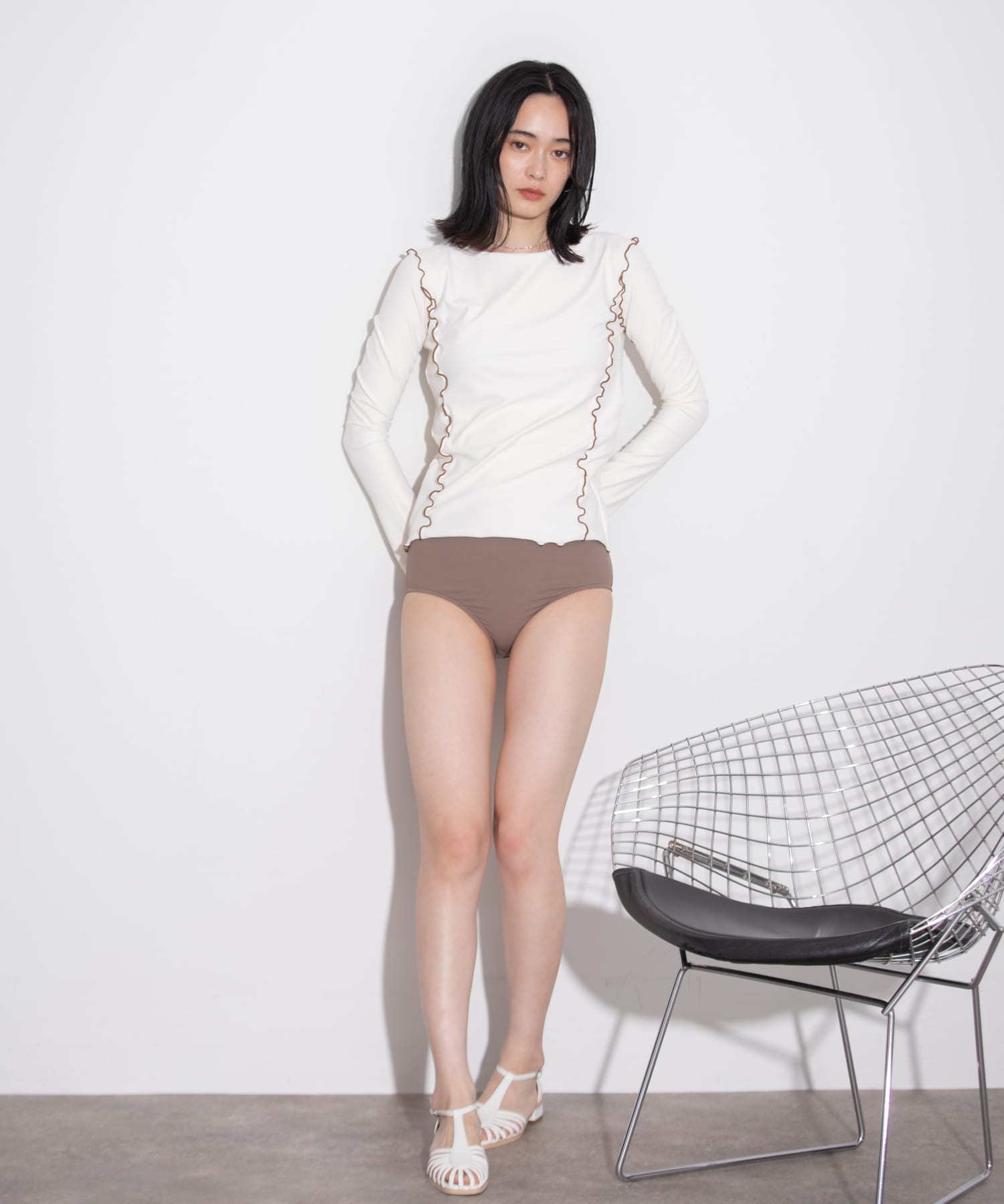 身長：168cm サイズ：one