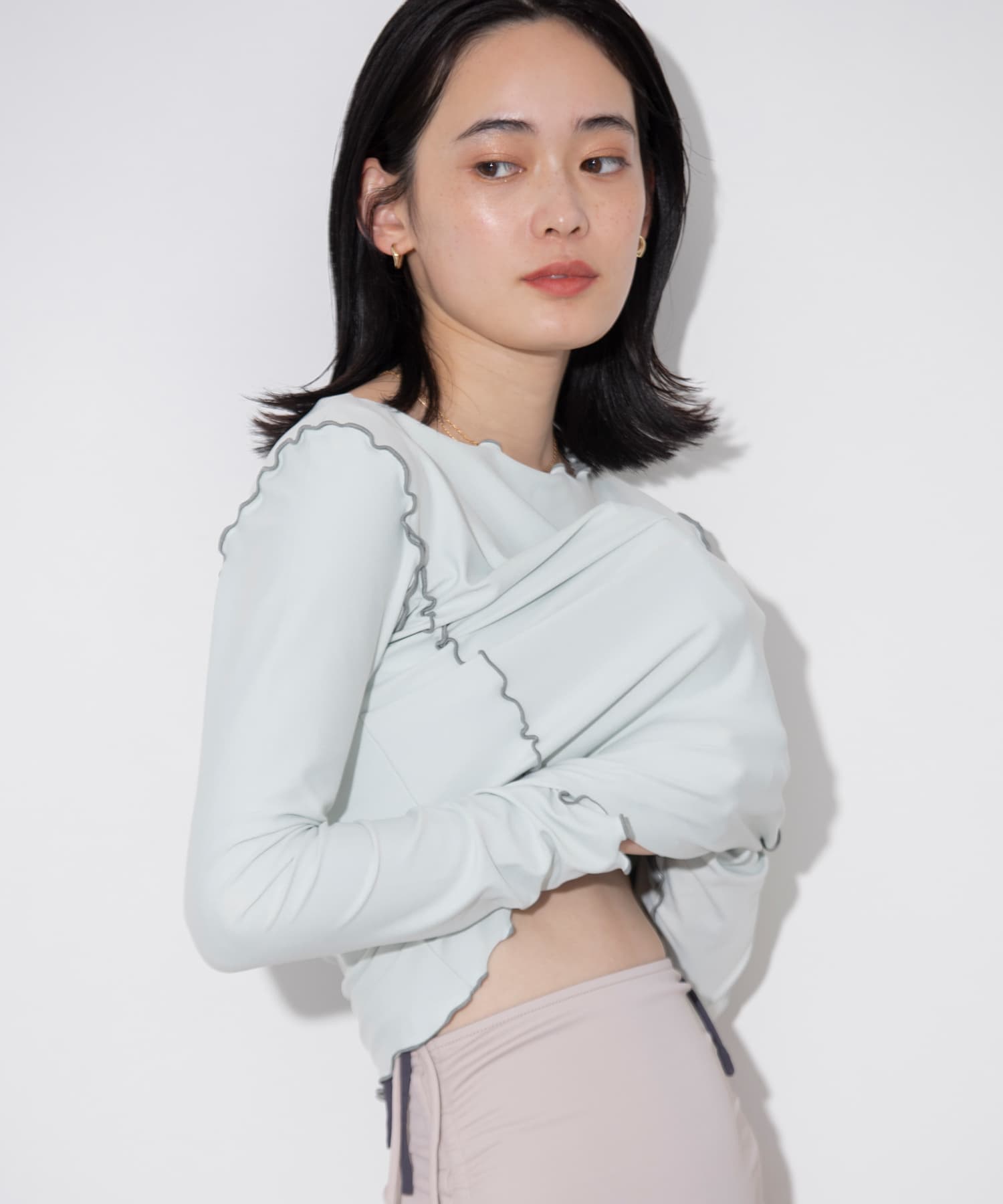 身長：168cm サイズ：one