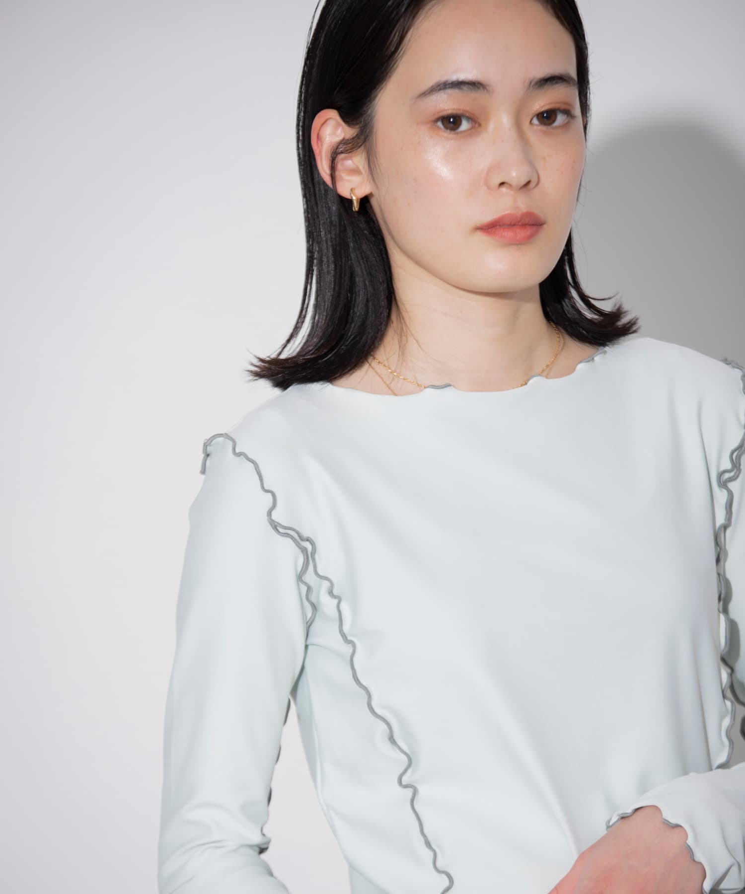 身長：168cm サイズ：one