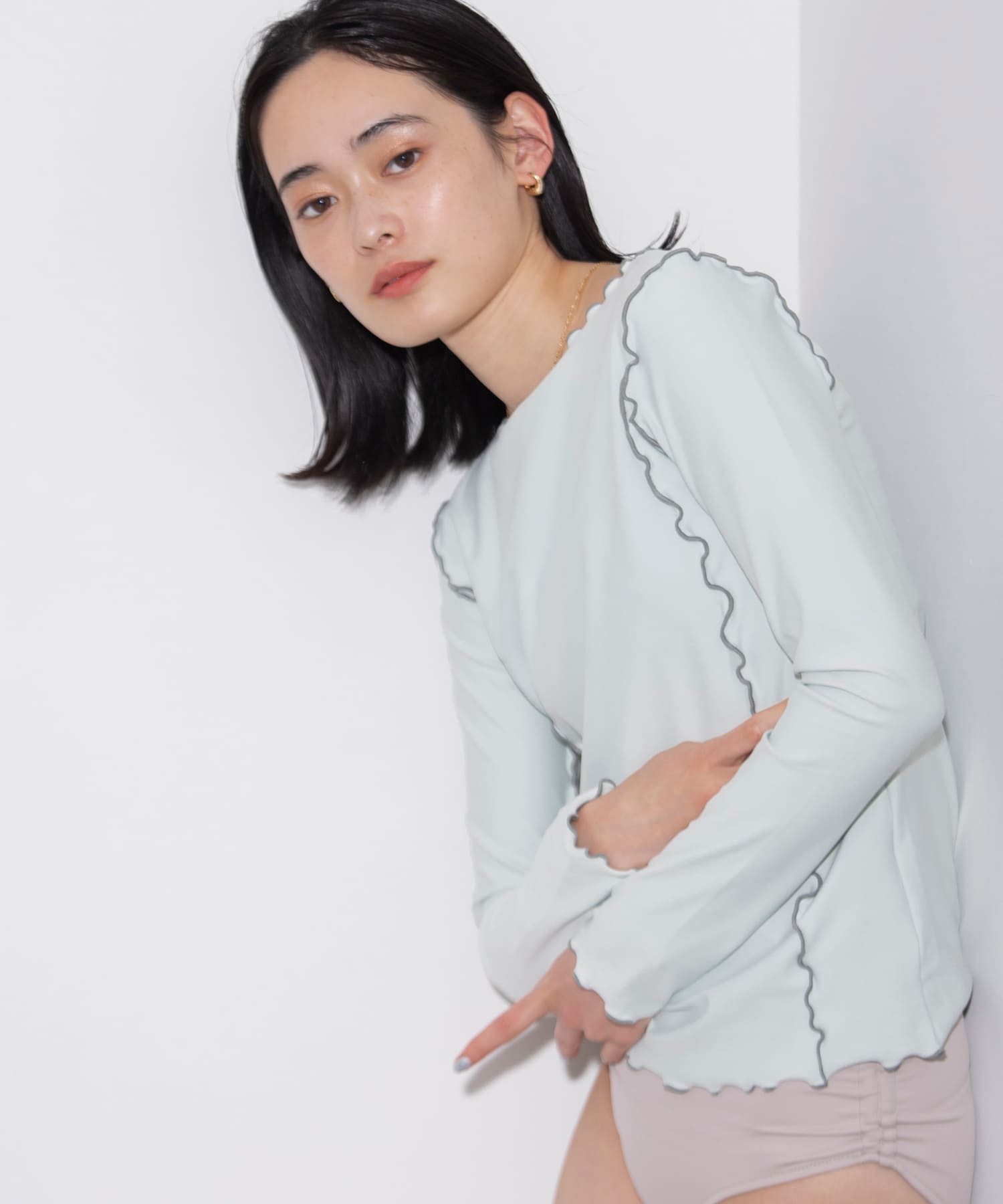 身長：168cm サイズ：one