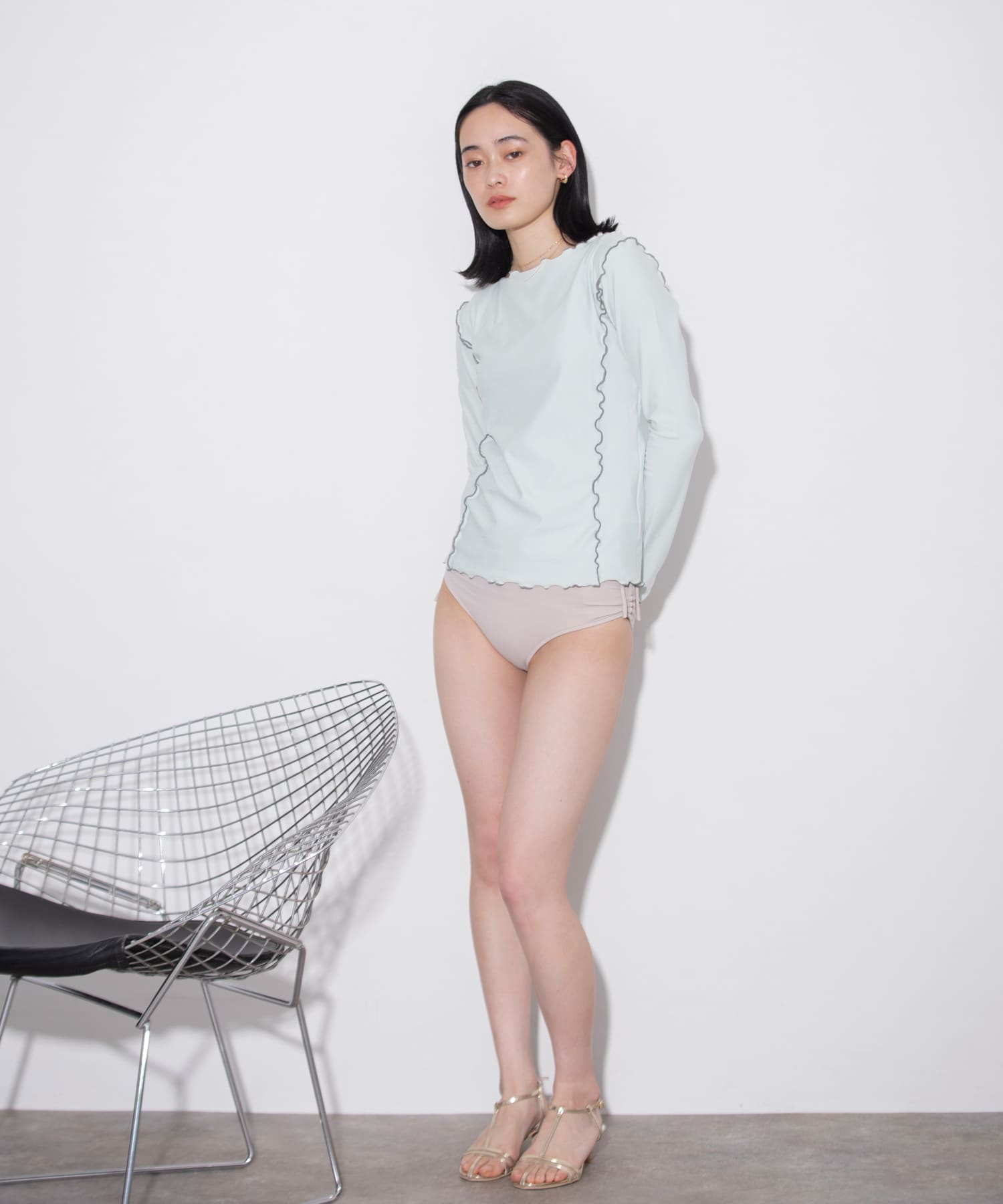 身長：168cm サイズ：one