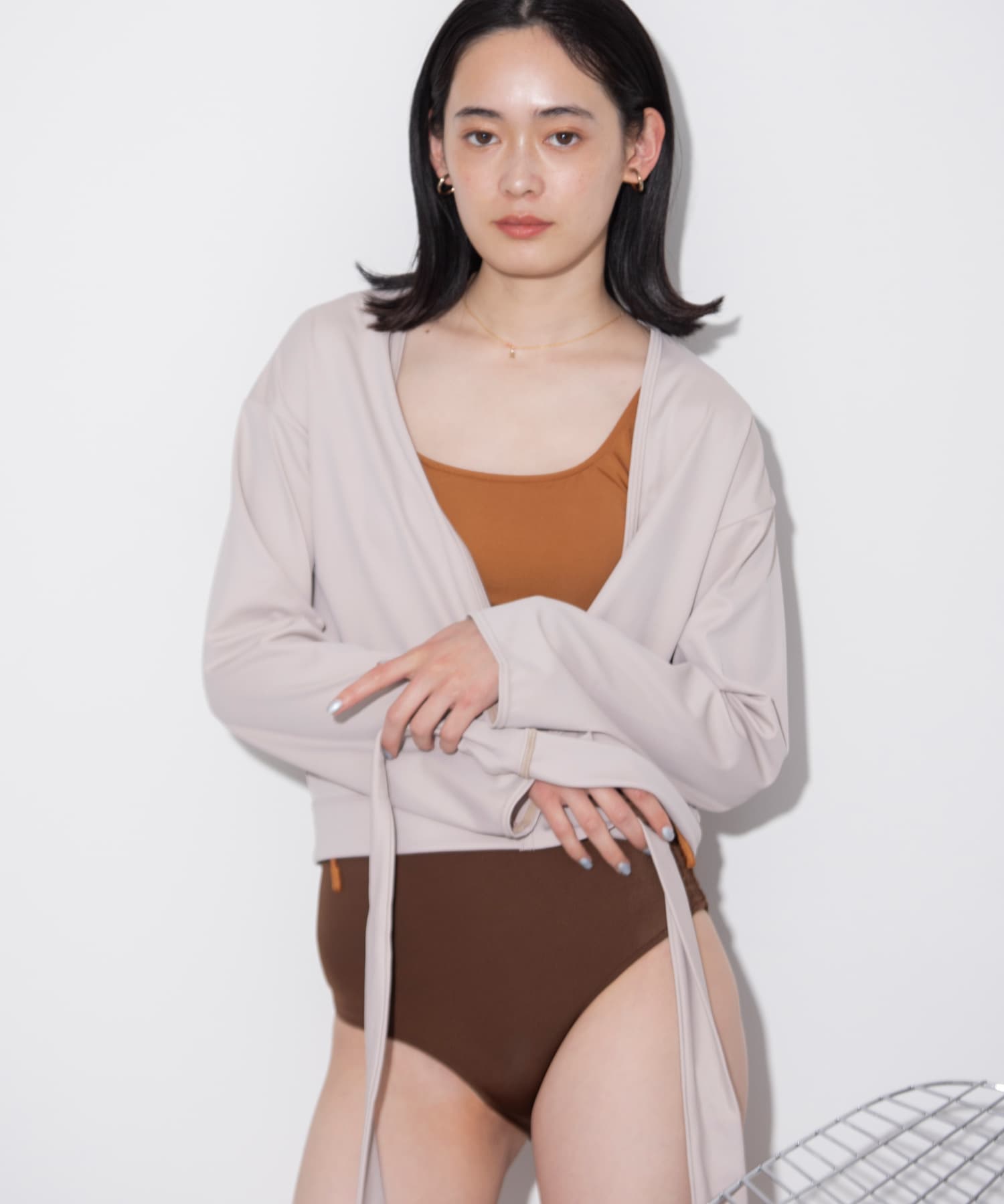 身長：168cm サイズ：one