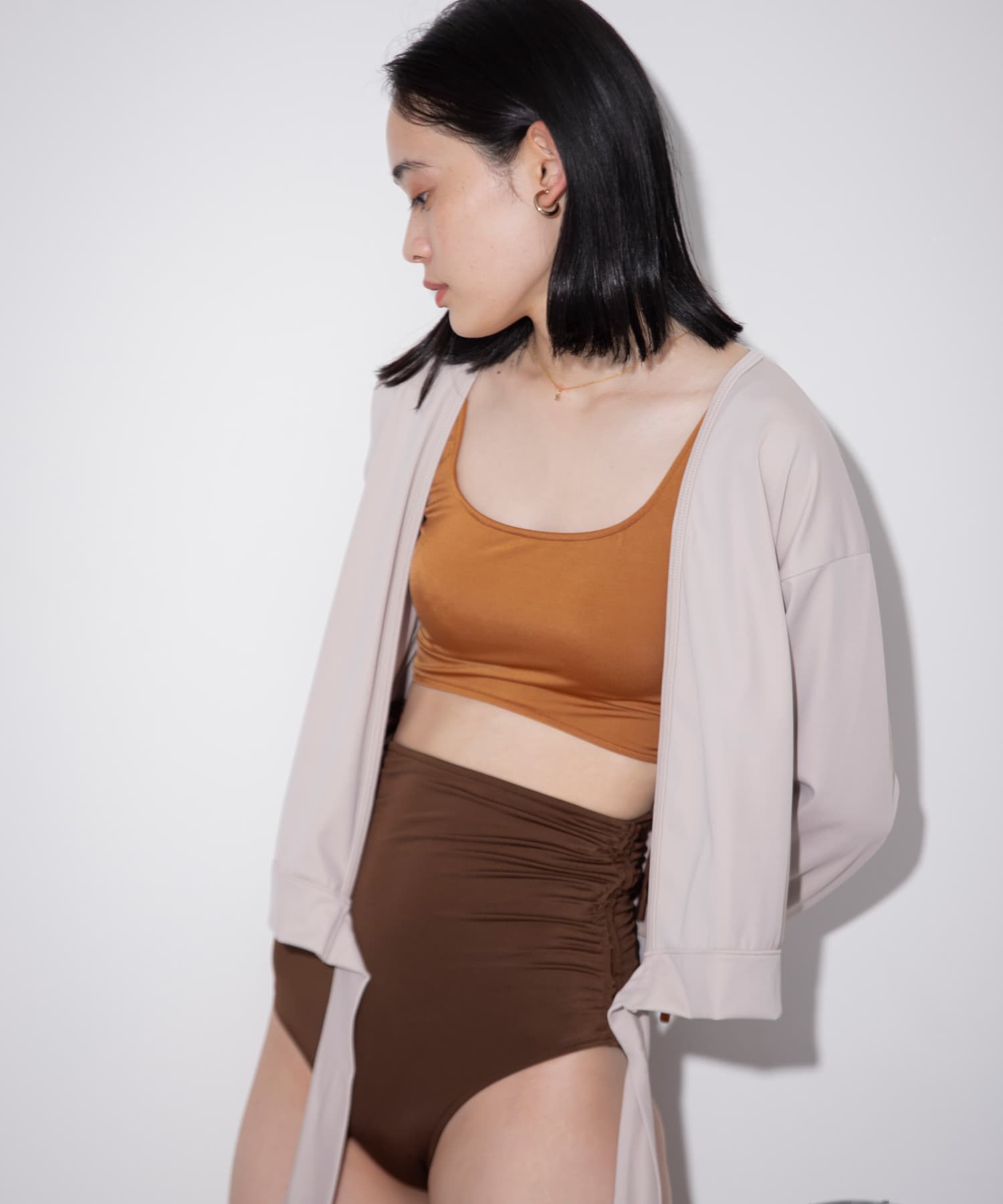 身長：168cm サイズ：one