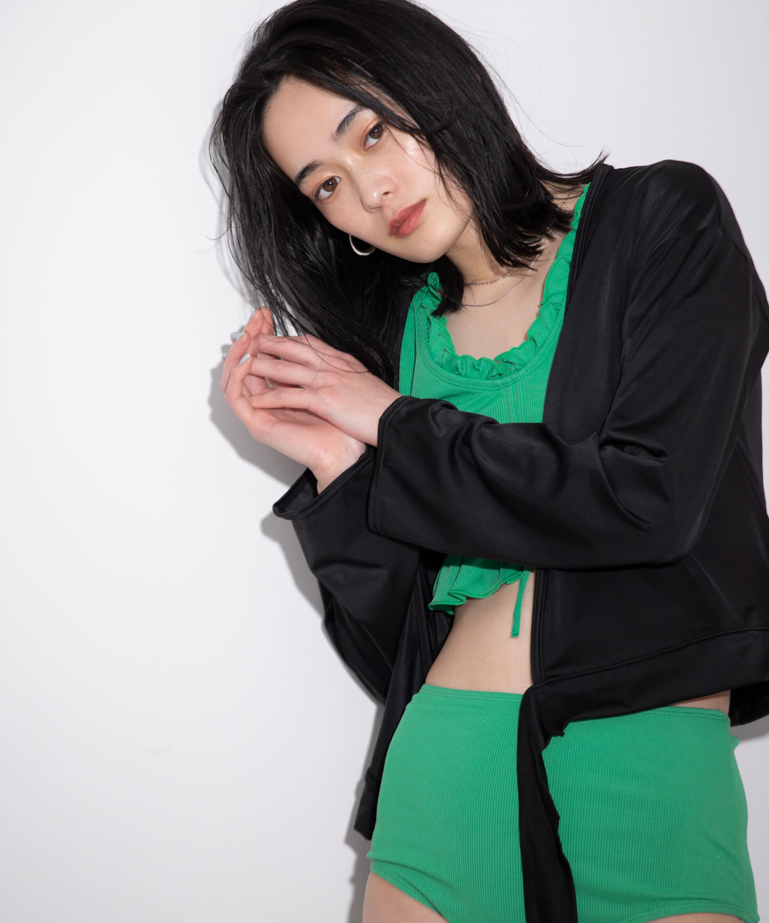 身長：168cm サイズ：one