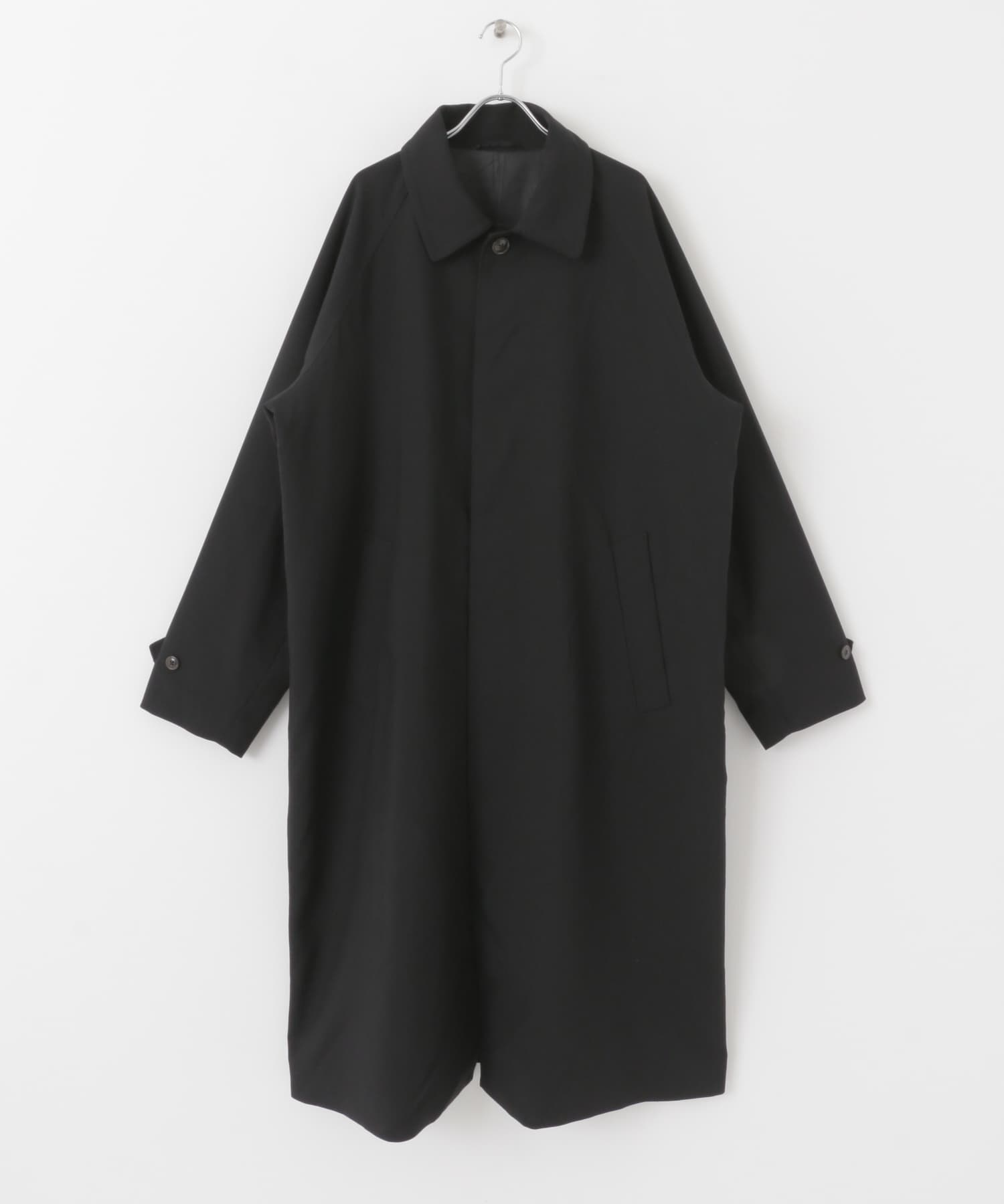 『ユニセックス』バルマカーンルーズコート BLACK M