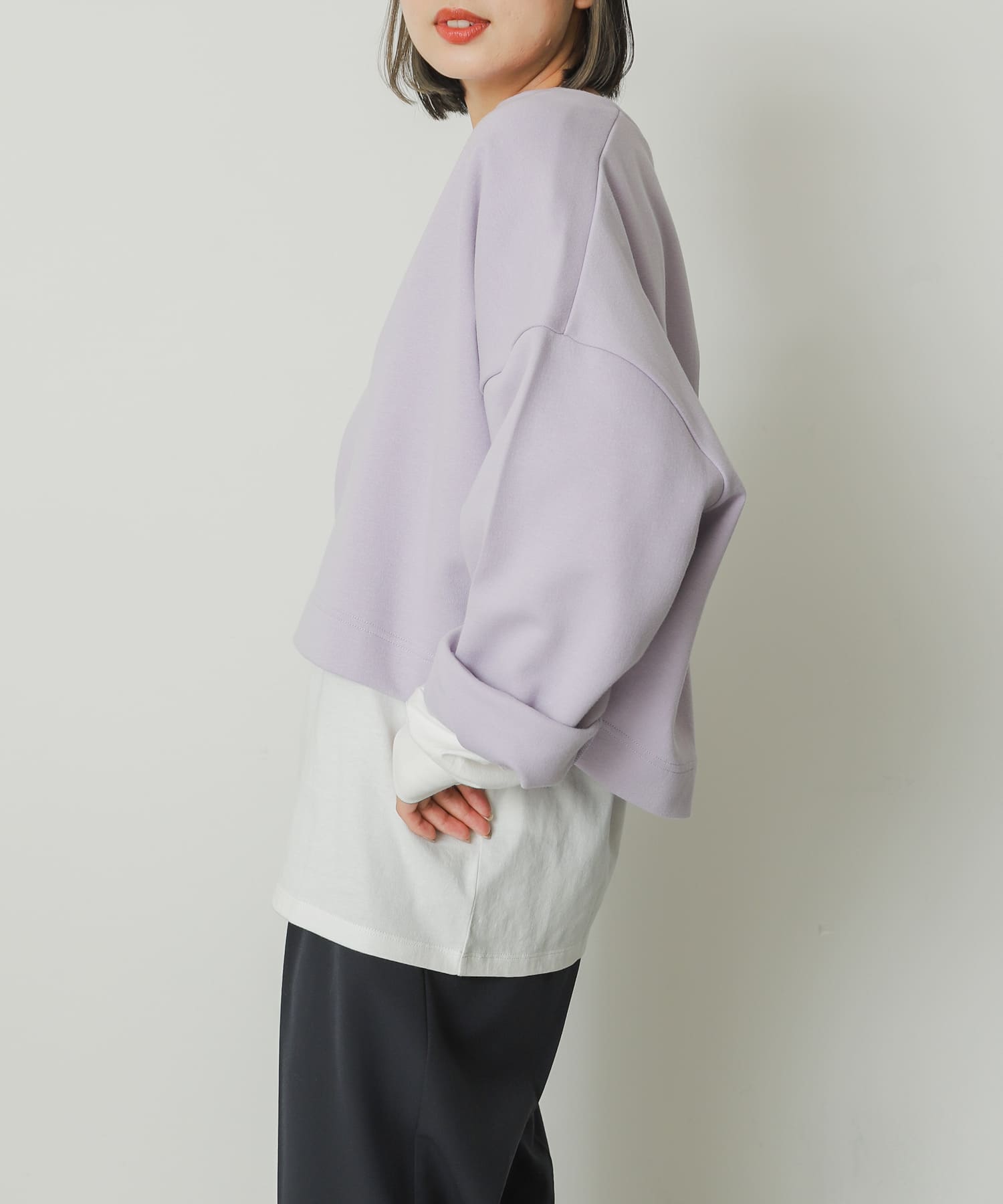 身長：158cm サイズ：one