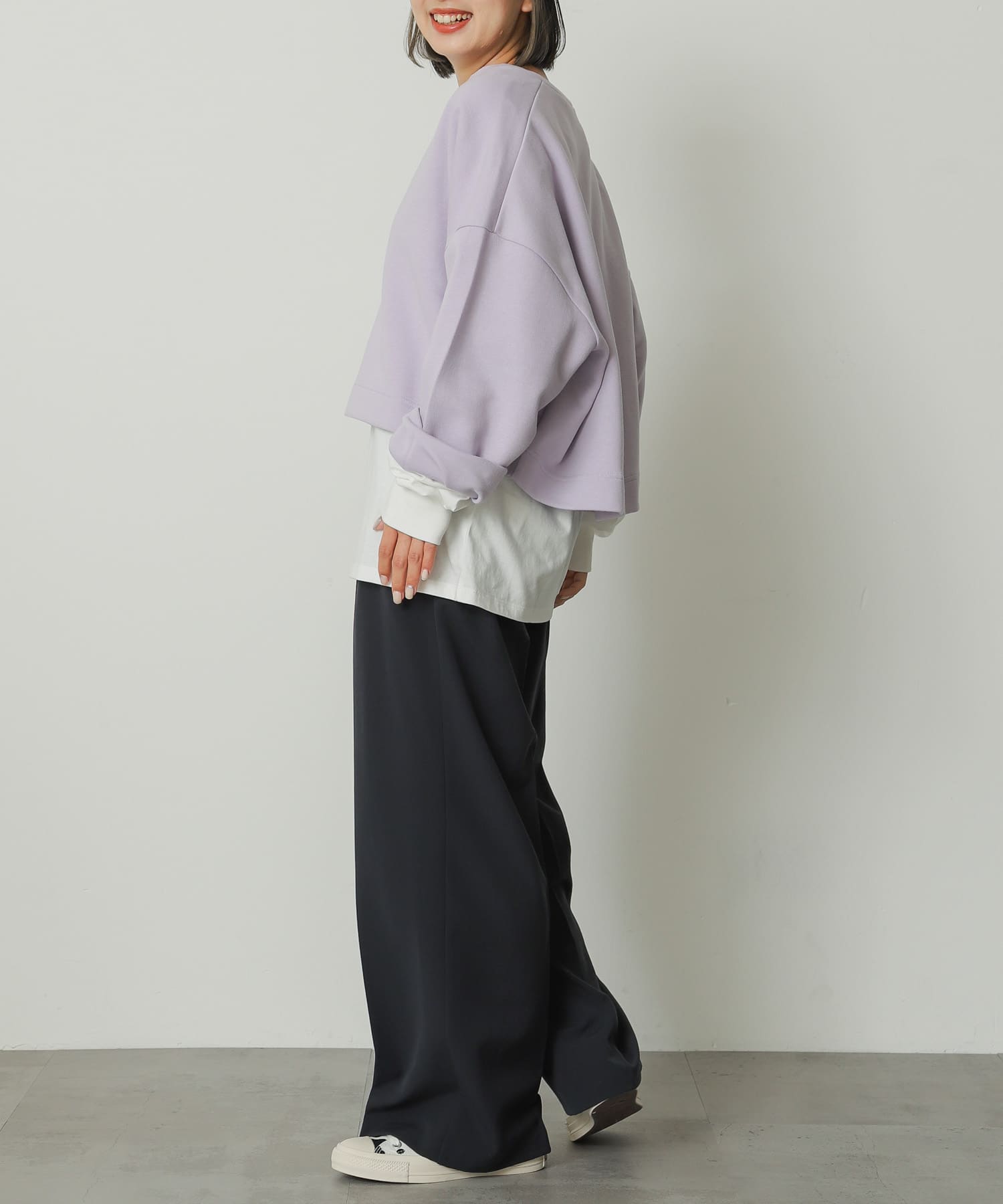 身長：158cm サイズ：one