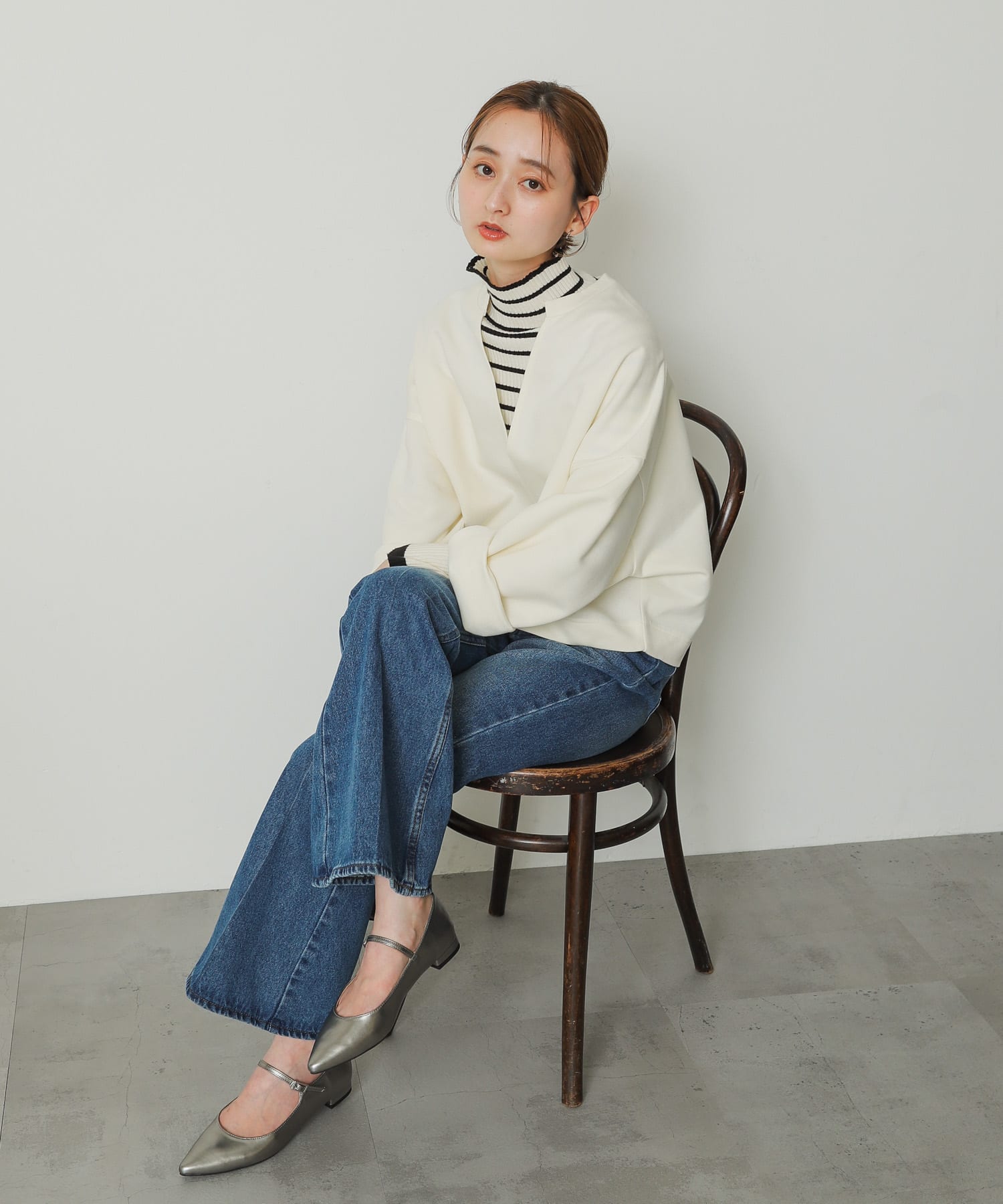 身長：169cm サイズ：one