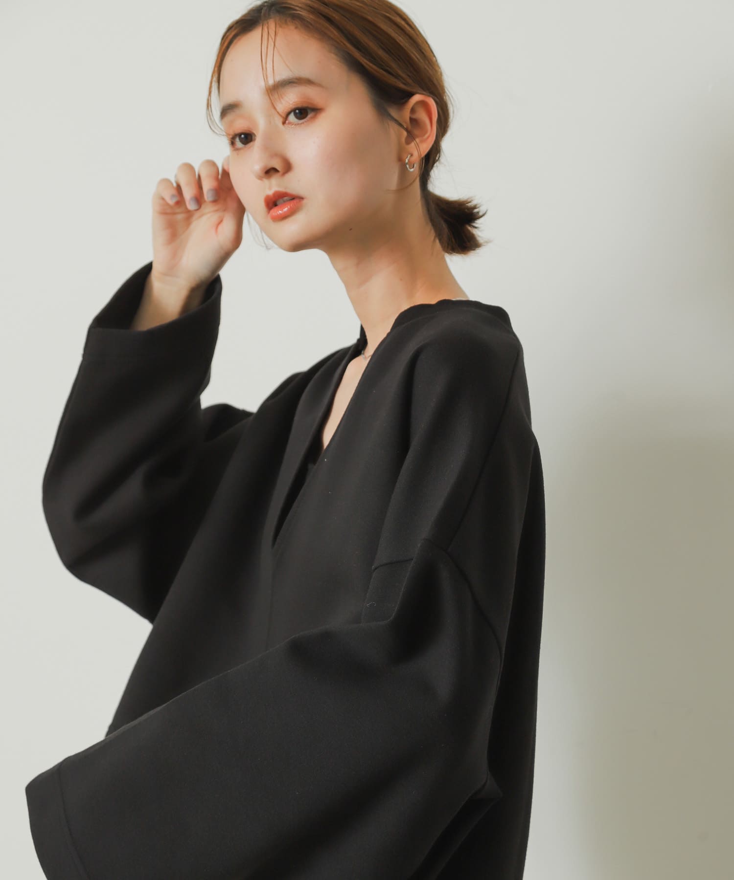 身長：169cm サイズ：one
