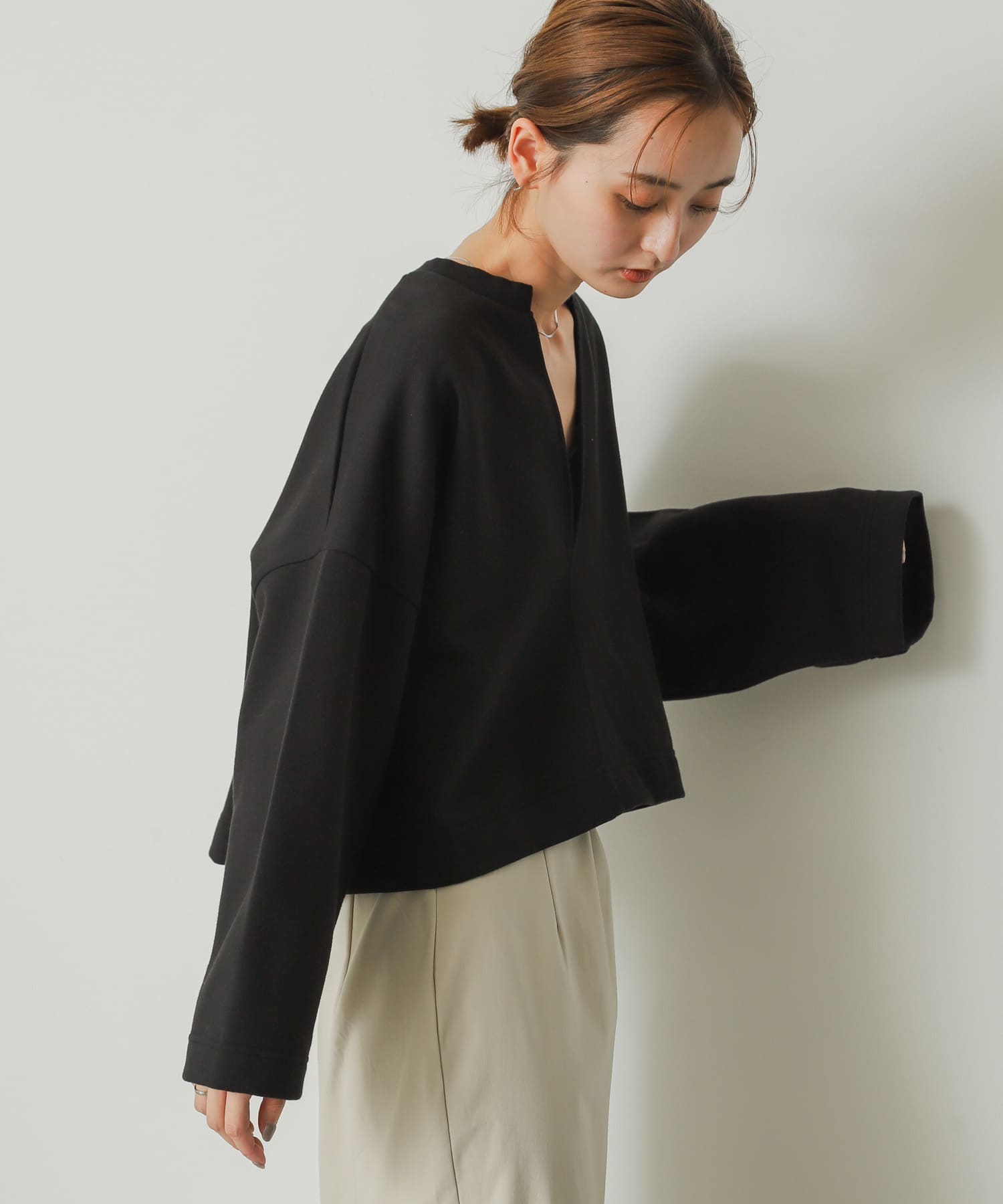 身長：169cm サイズ：one