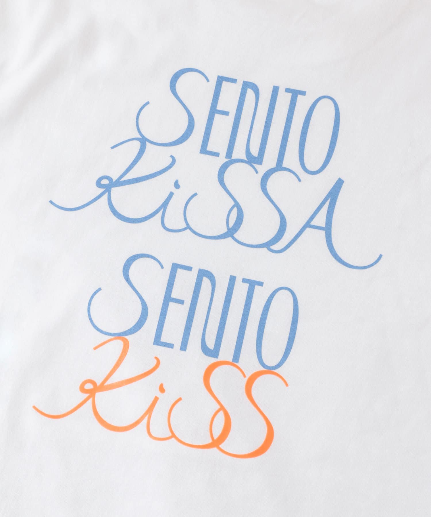 ときめく長袖シャツ『別注』SENTOKiSSA×SENSE OF PLACE　プリントTシャツ GRAPHIC-A one