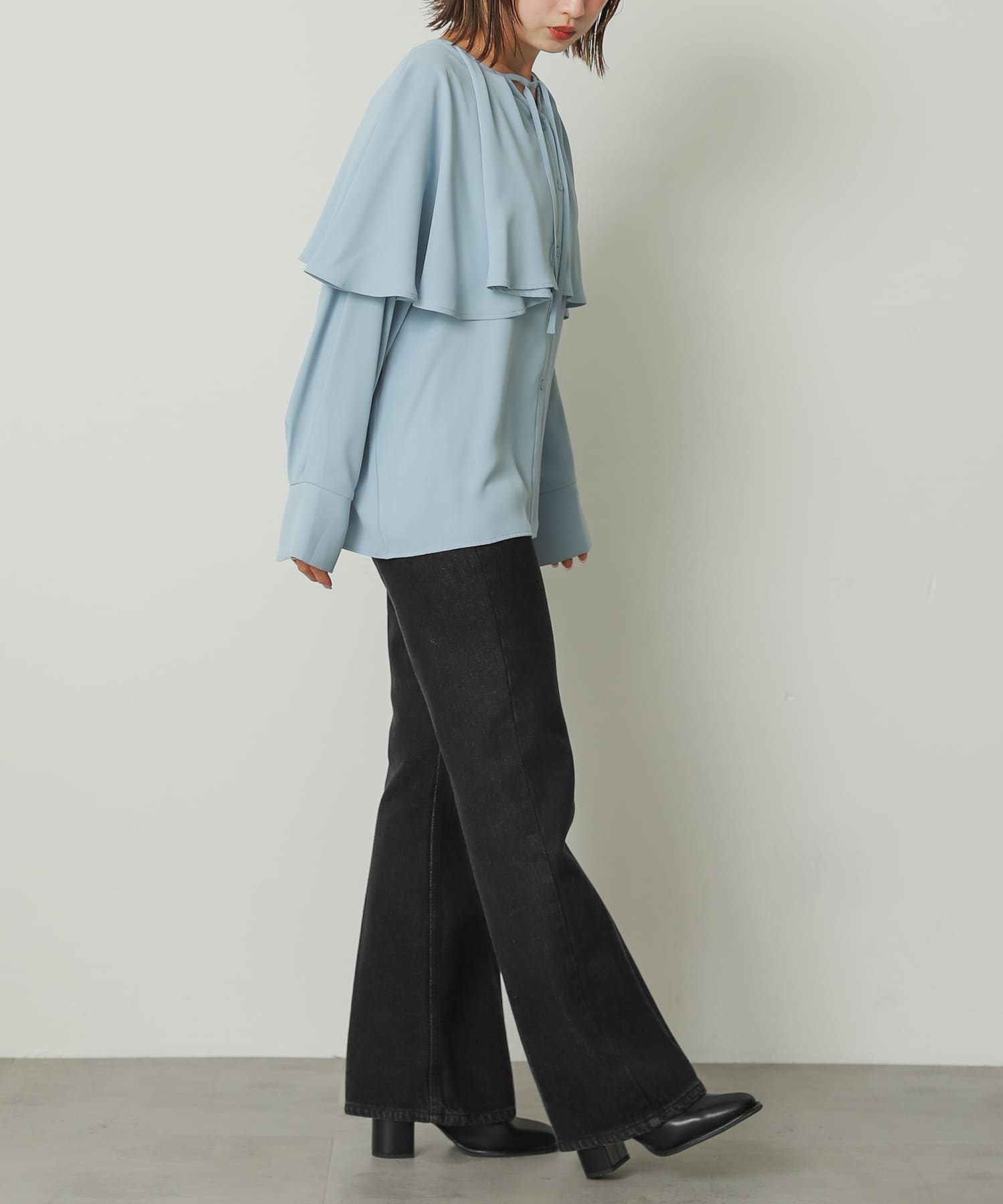 身長：158cm サイズ：one