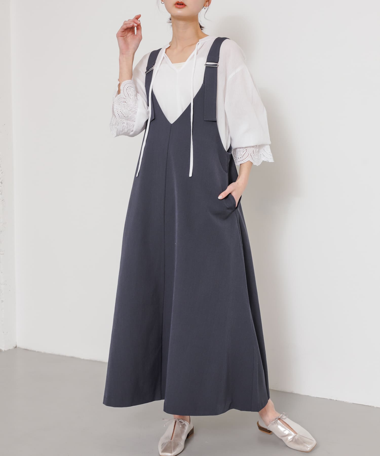 身長：169cm サイズ：one