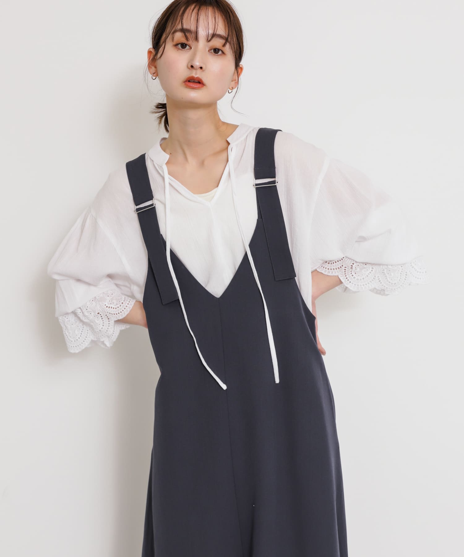 身長：169cm サイズ：one