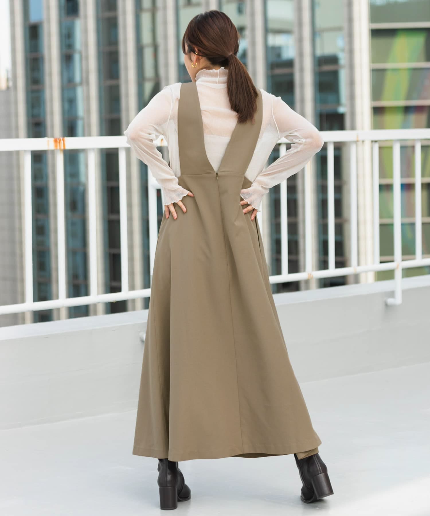 身長：155cm サイズ：one