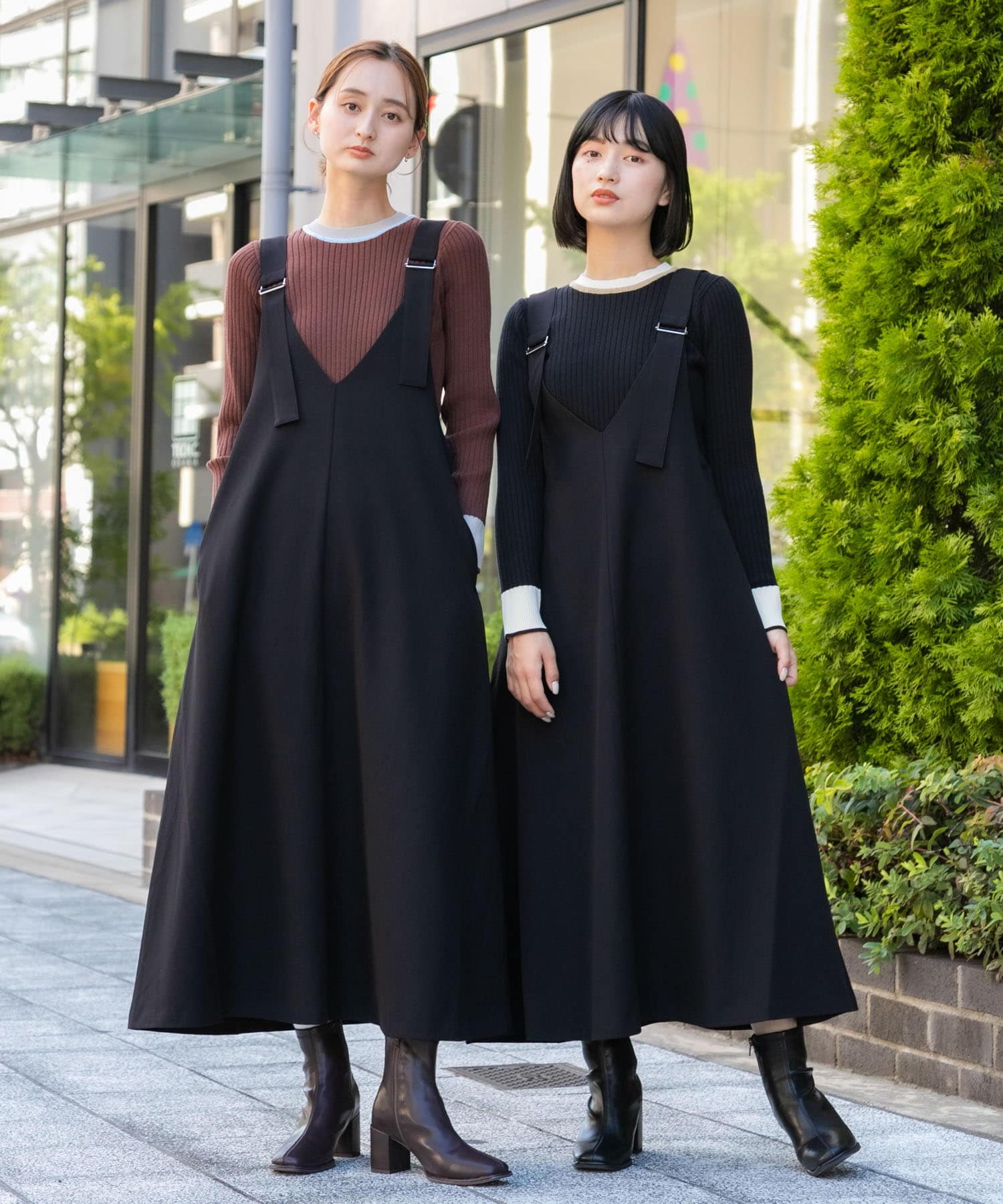 身長：169cm サイズ：one / 身長：158cm サイズ：compact