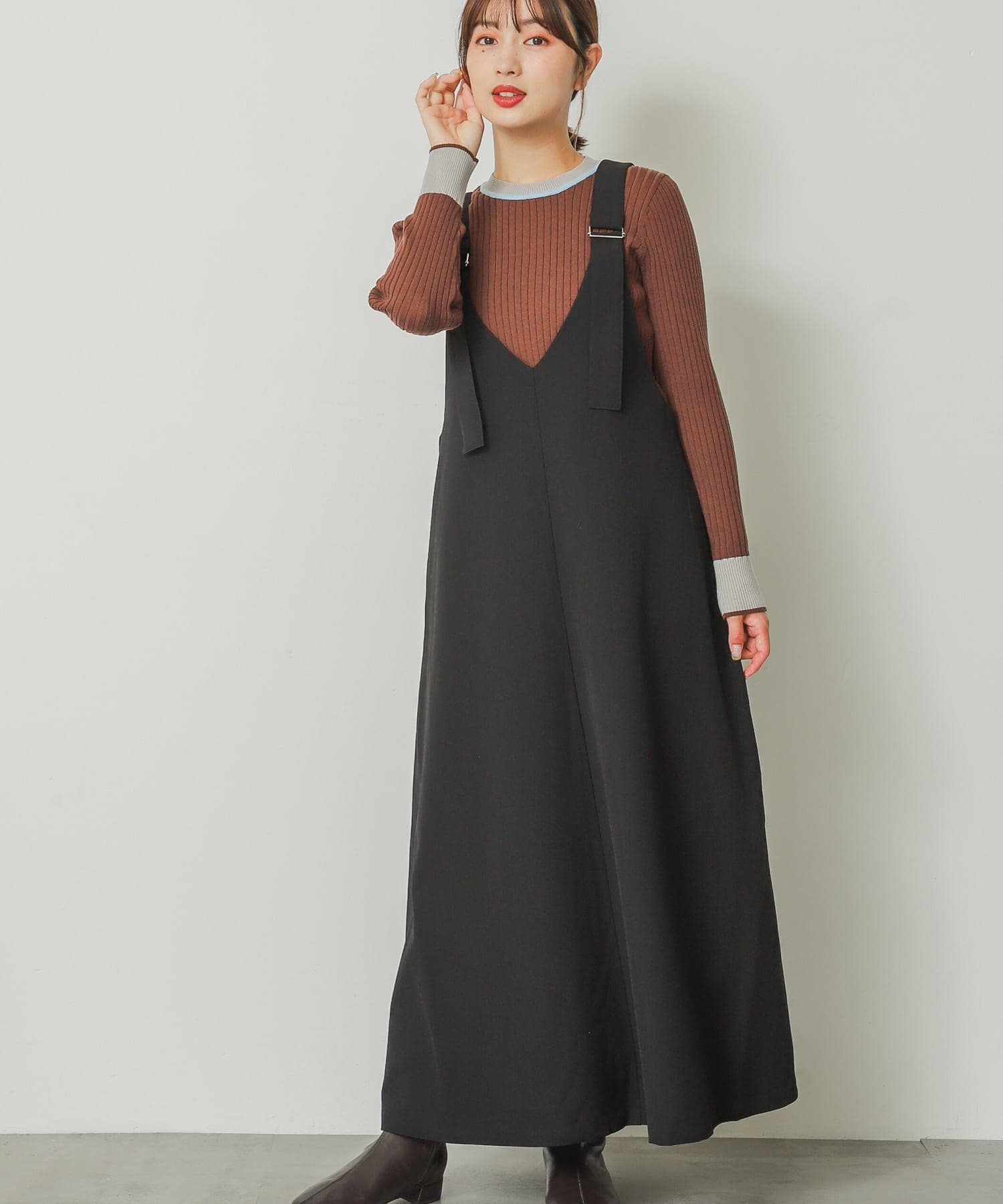 身長：158cm サイズ：one