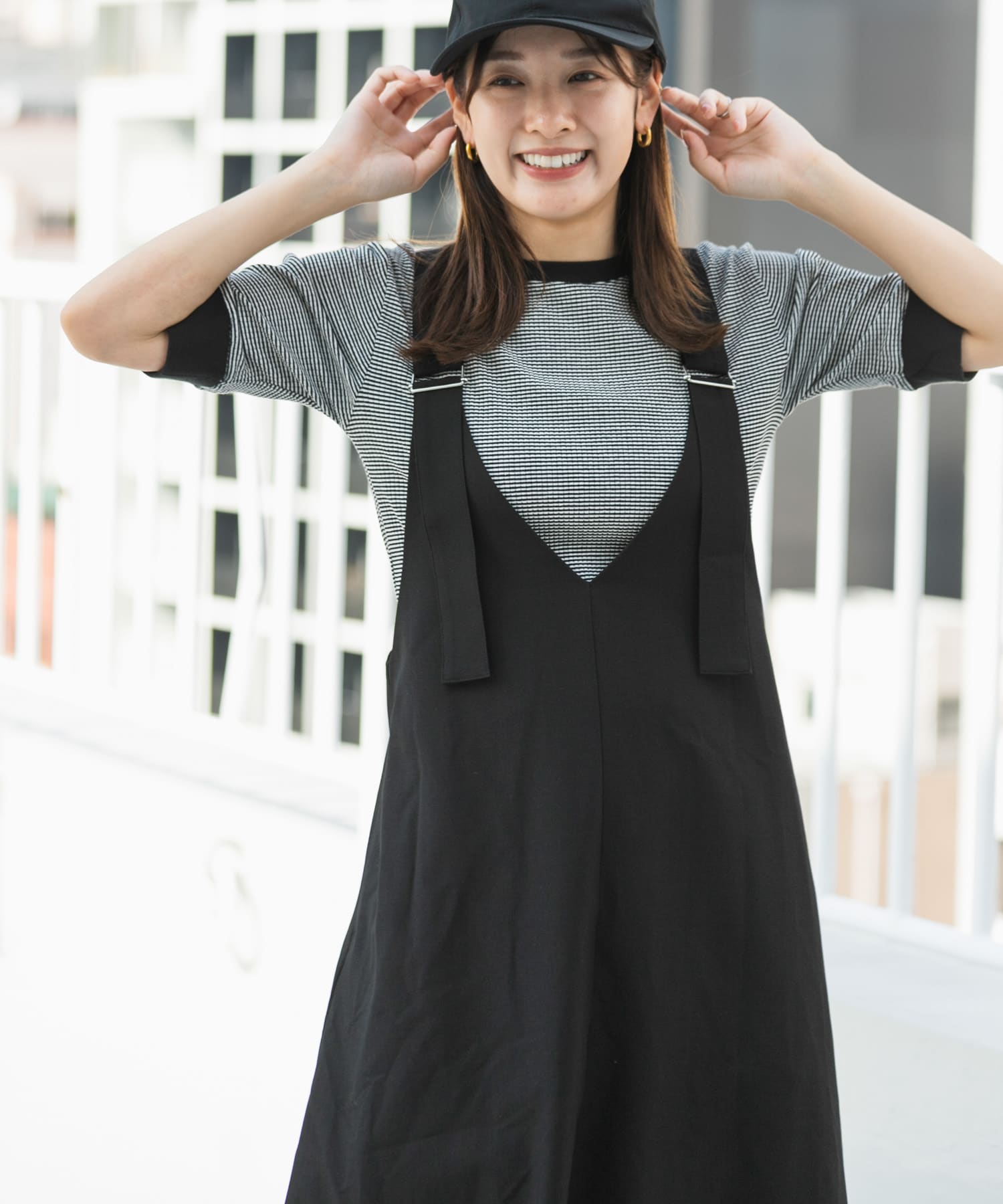 身長：155cm サイズ：one